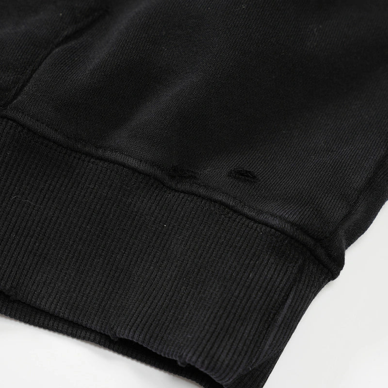 Sweat à capuche avec motif rayons X effet vieilli - 780