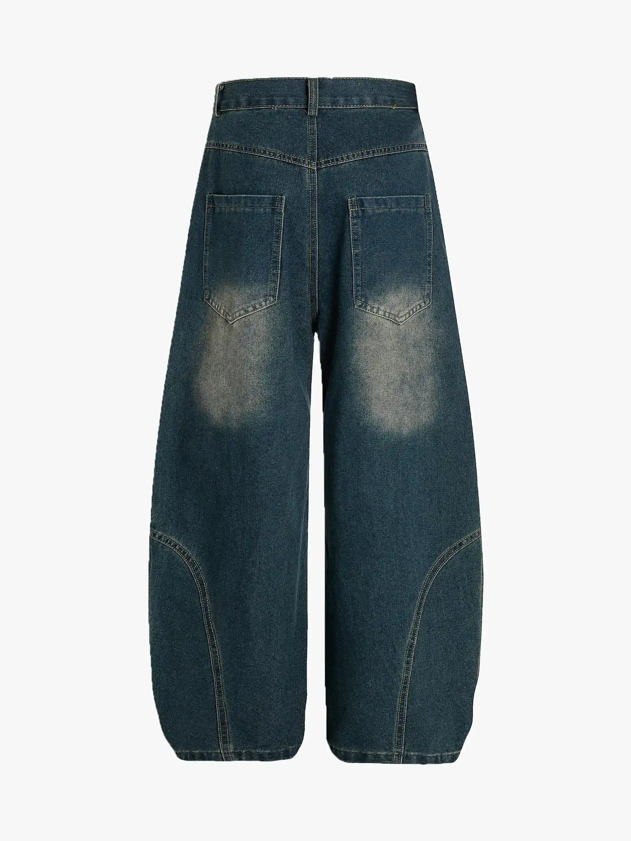 Street Sport Stripes Denim Pants-S1005