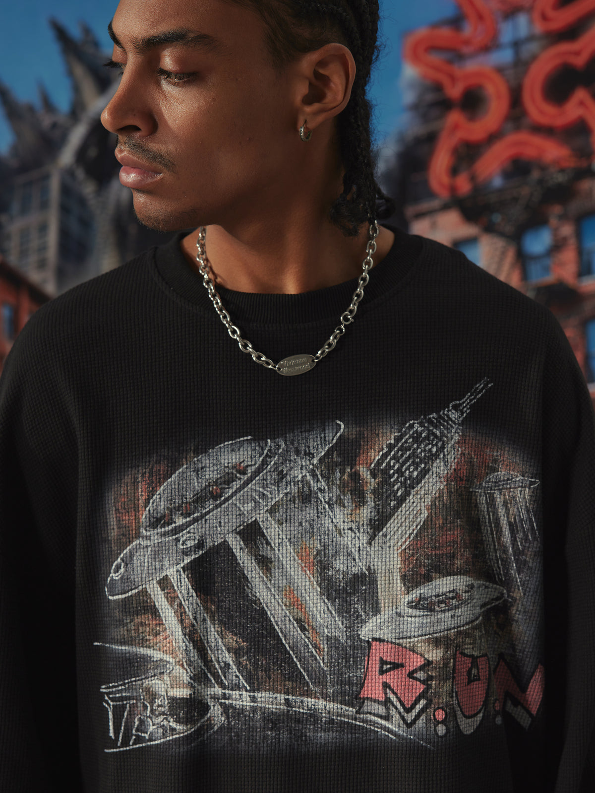 Bling Sci-Fi Distressed L/S-705