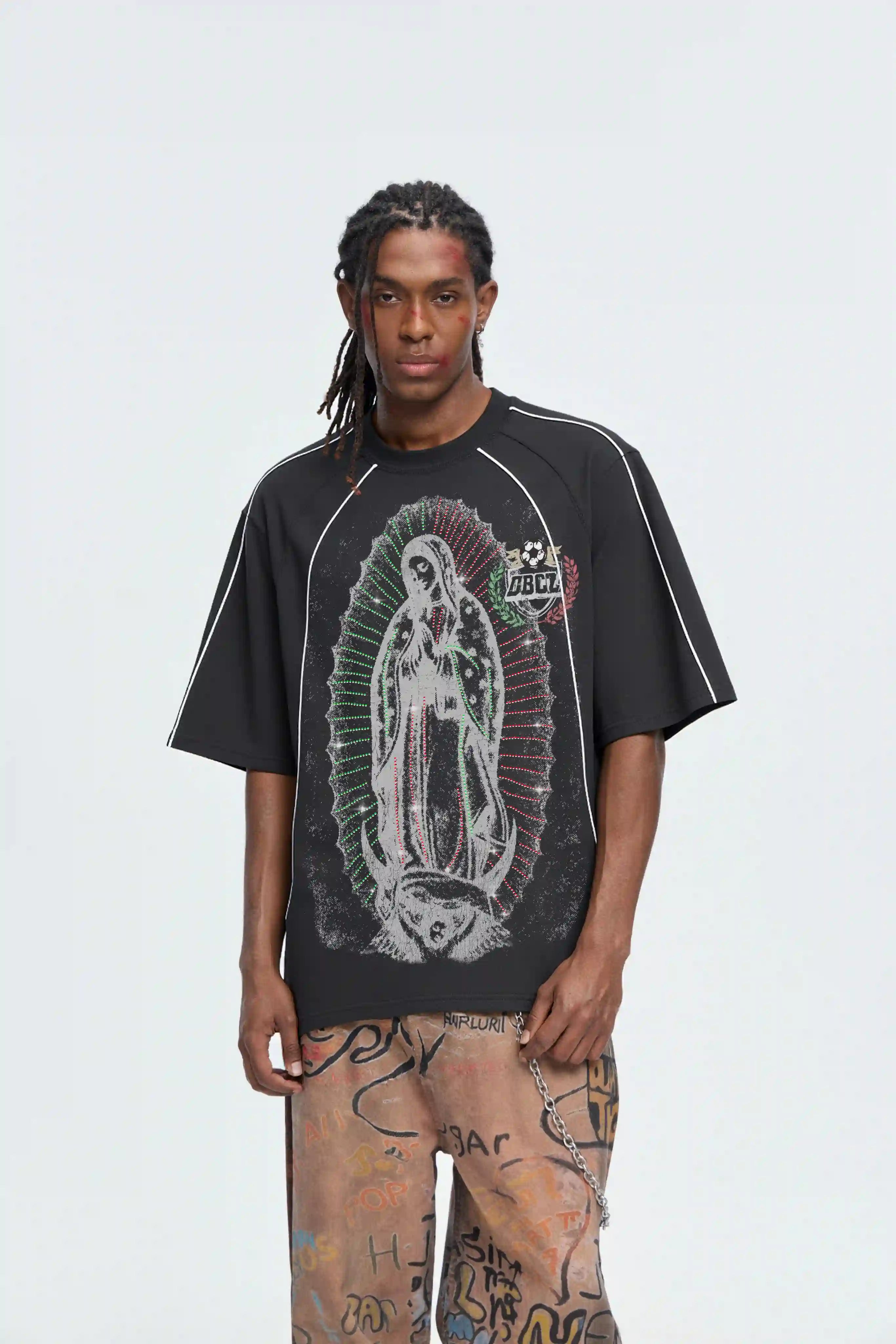 Iced Out Guadalupe Baggy Jersey-615