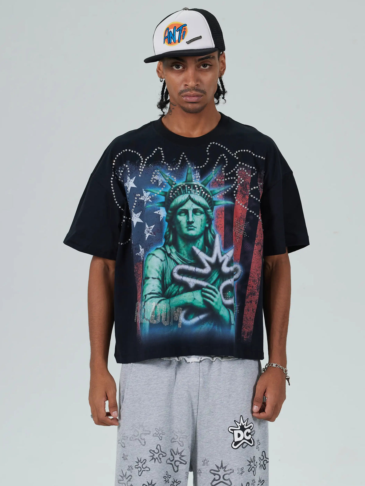 90s Grunge Liberty Bling Tee-684