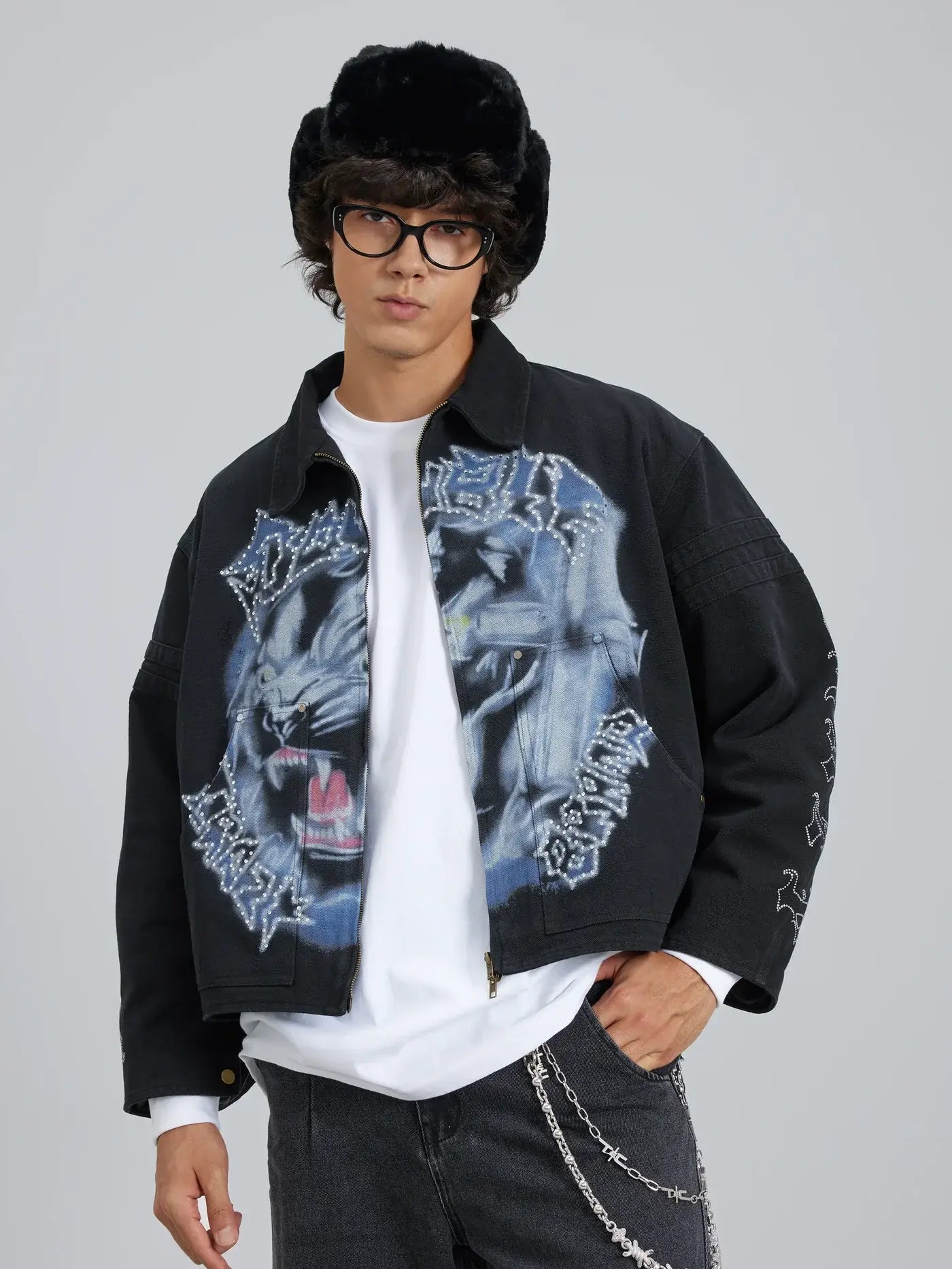 Glitter Panther Jacket-357