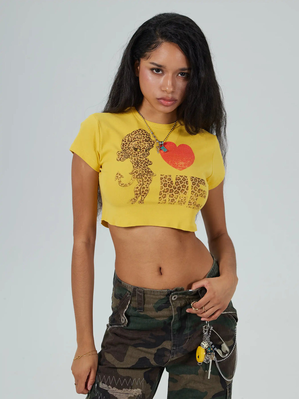 Bootleg Devil Stretch Baby Tee-732