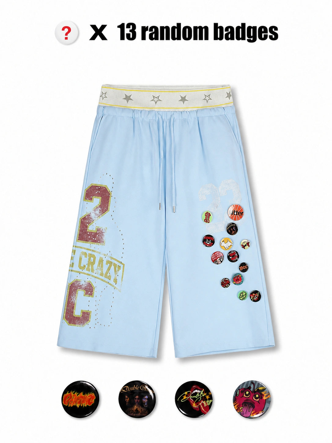 Shorts superposés Faded Star-663