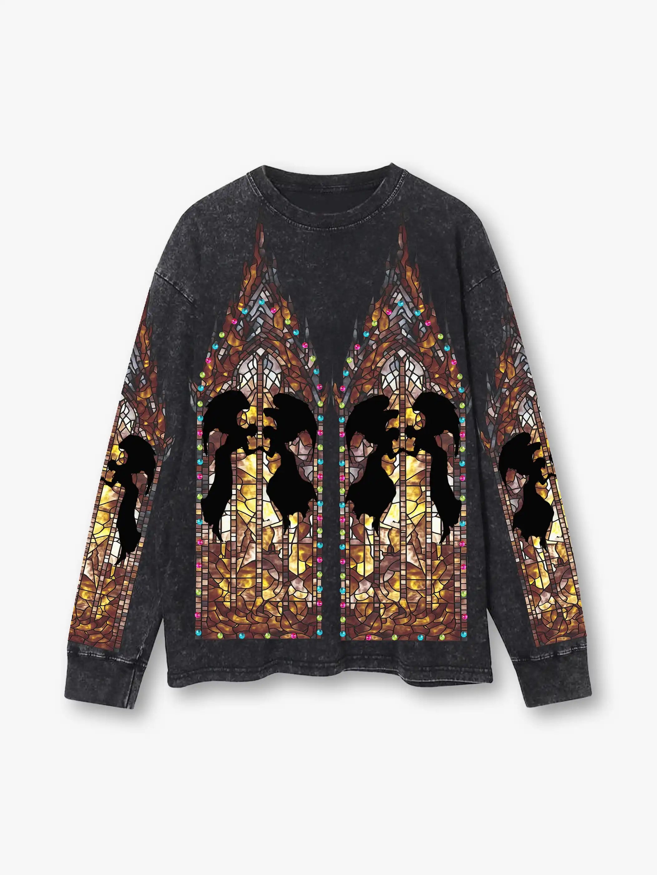 Stained Glass Graphic Sweatshirt - 159
