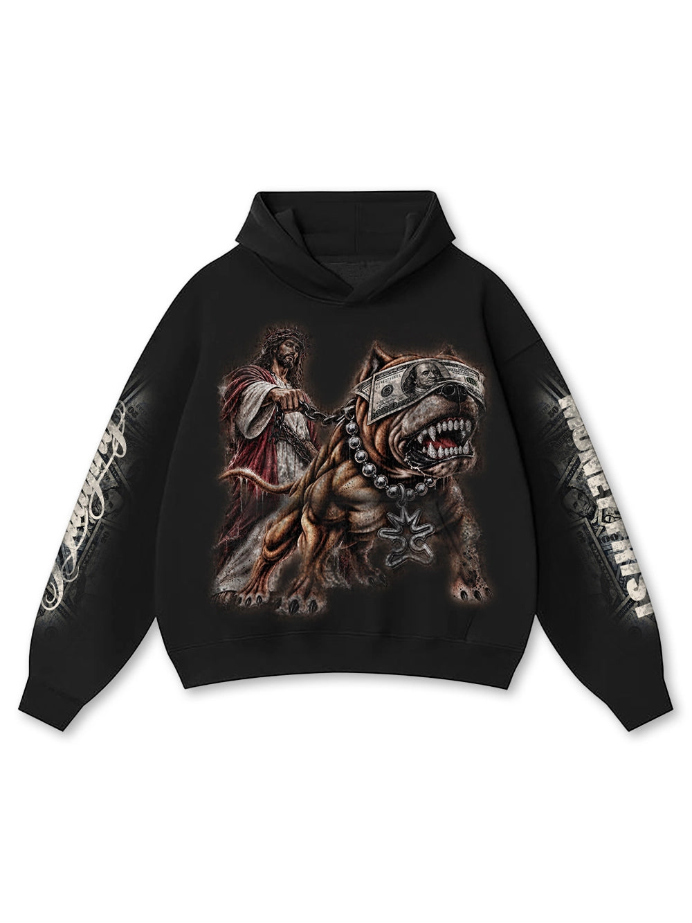 Money-Crazed Dog Hoodie