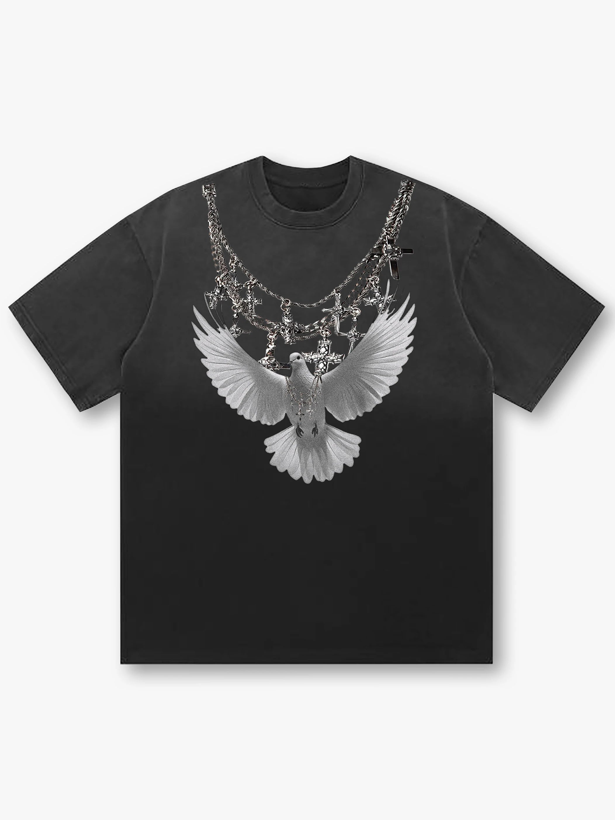 Flying Dove Cross T-shirt-161