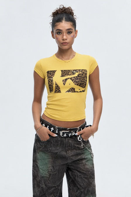 T-shirt Bébé Effet Vieilli Jésus Gothique-547