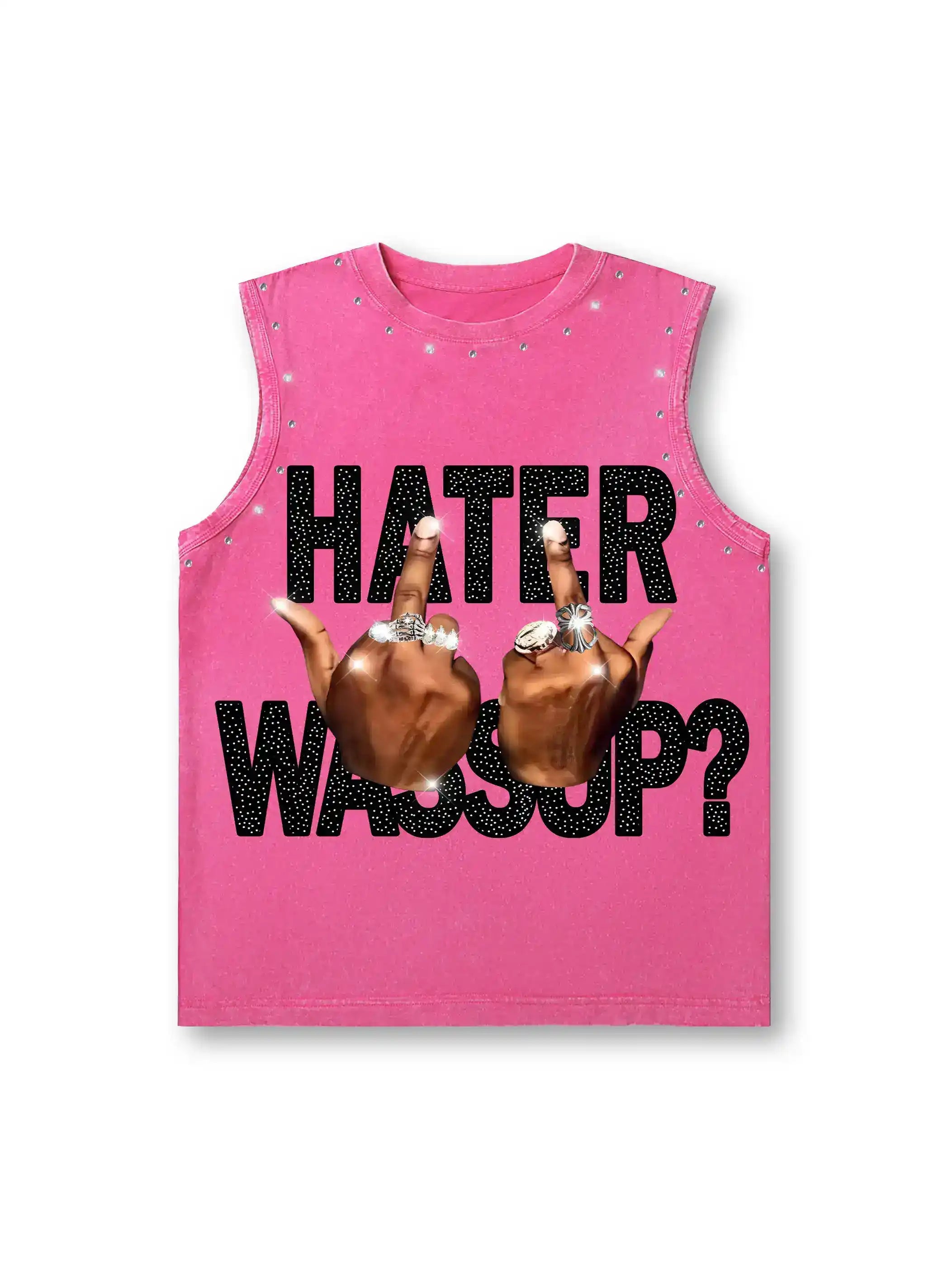 Rhinestone Rebel Finger Vest-205