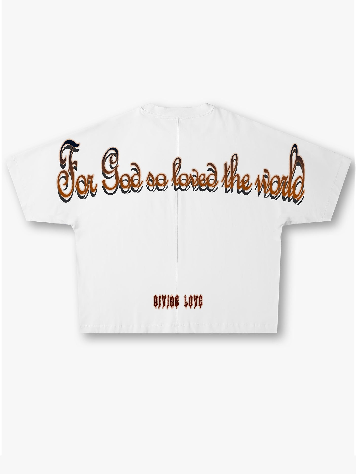 New Arrival Divine Love T Shirt Virgin Mary Graphic Tee Oversized Streetwear Top-207