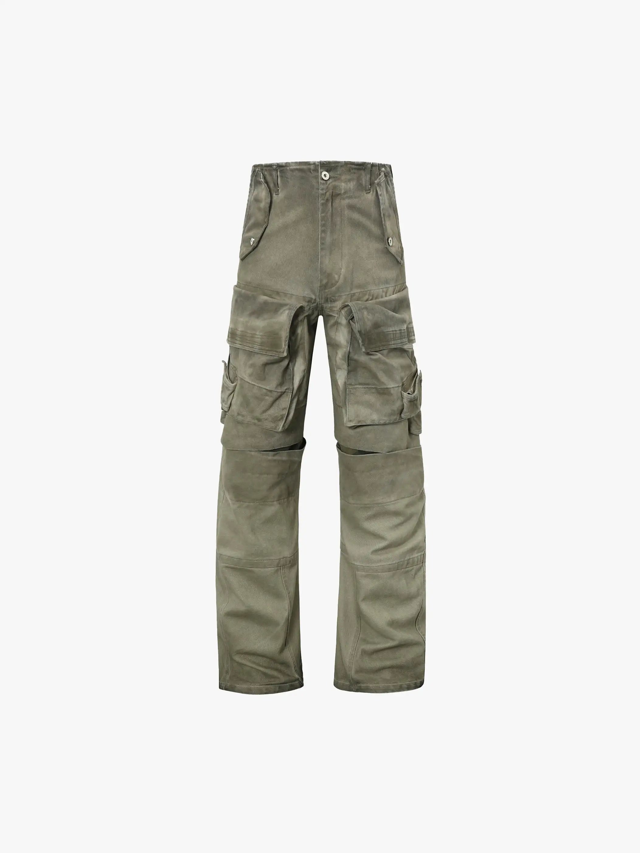 Military Street Denim Pants-s953