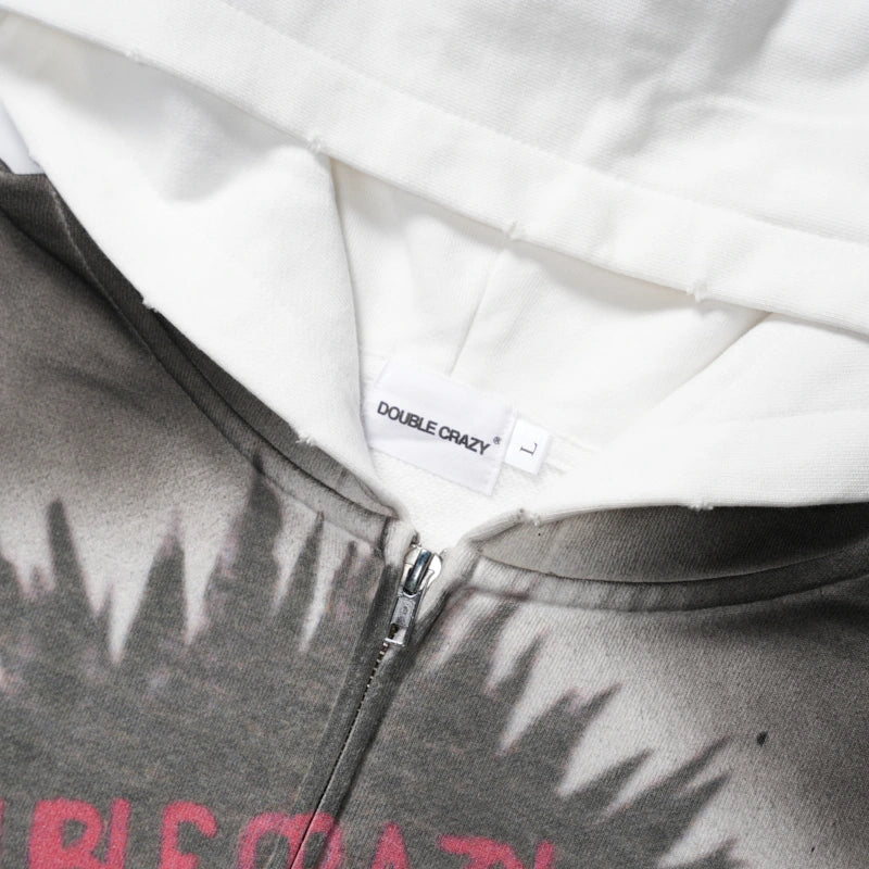 Faded Dollar Blindfold Zip Up-720