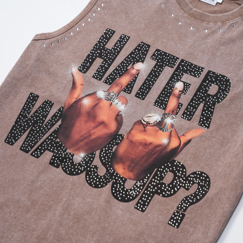 Rhinestone Rebel Finger Vest-205