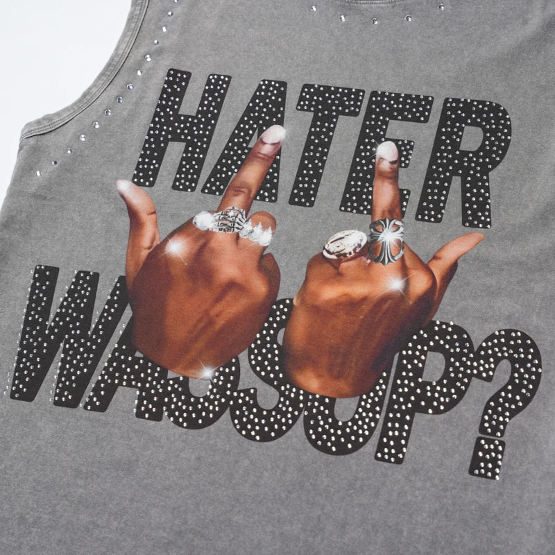 Rhinestone Rebel Finger Vest-205