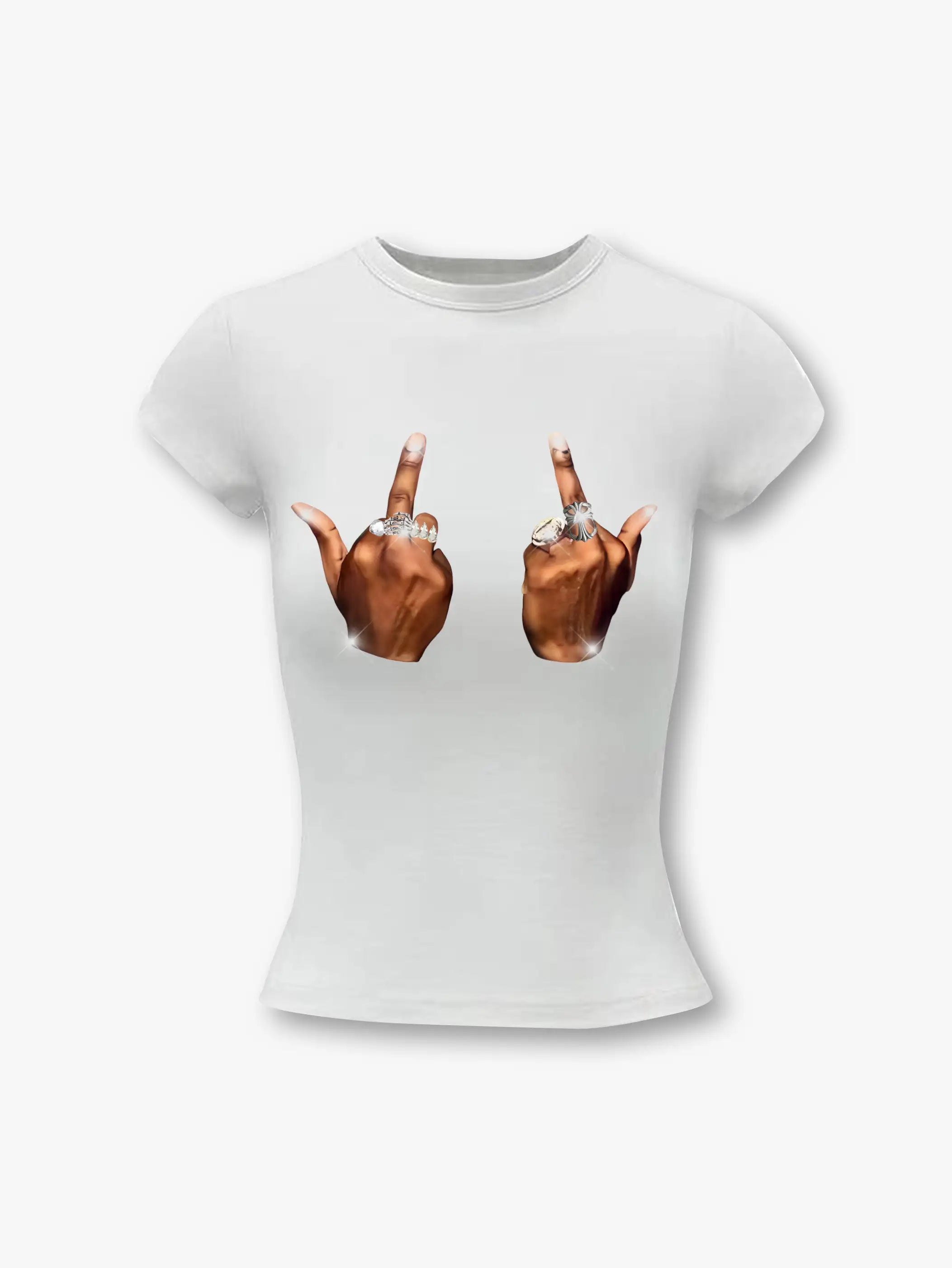 Radiant Cross Stud T-shirt-268