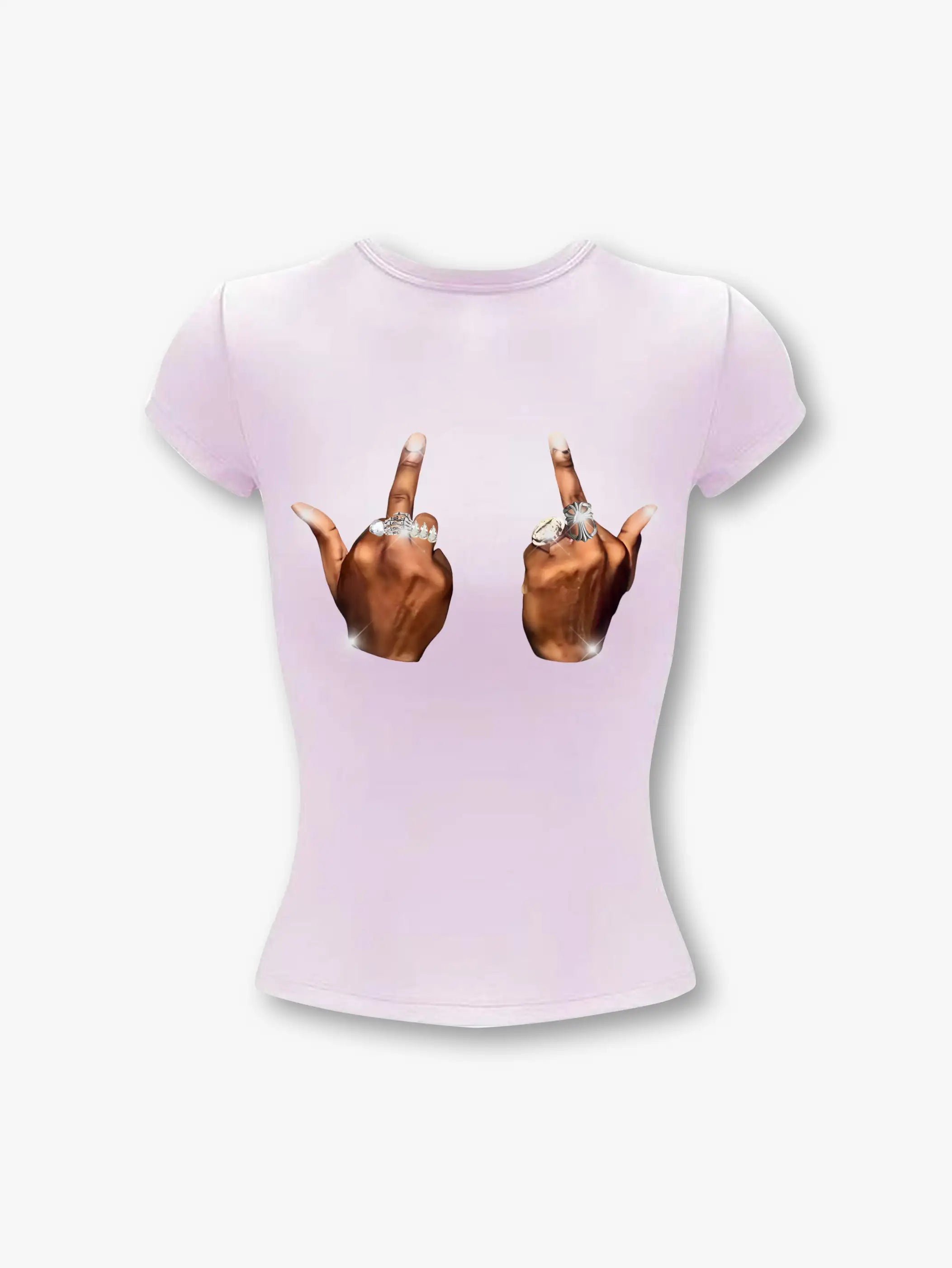 Radiant Cross Stud T-shirt-268