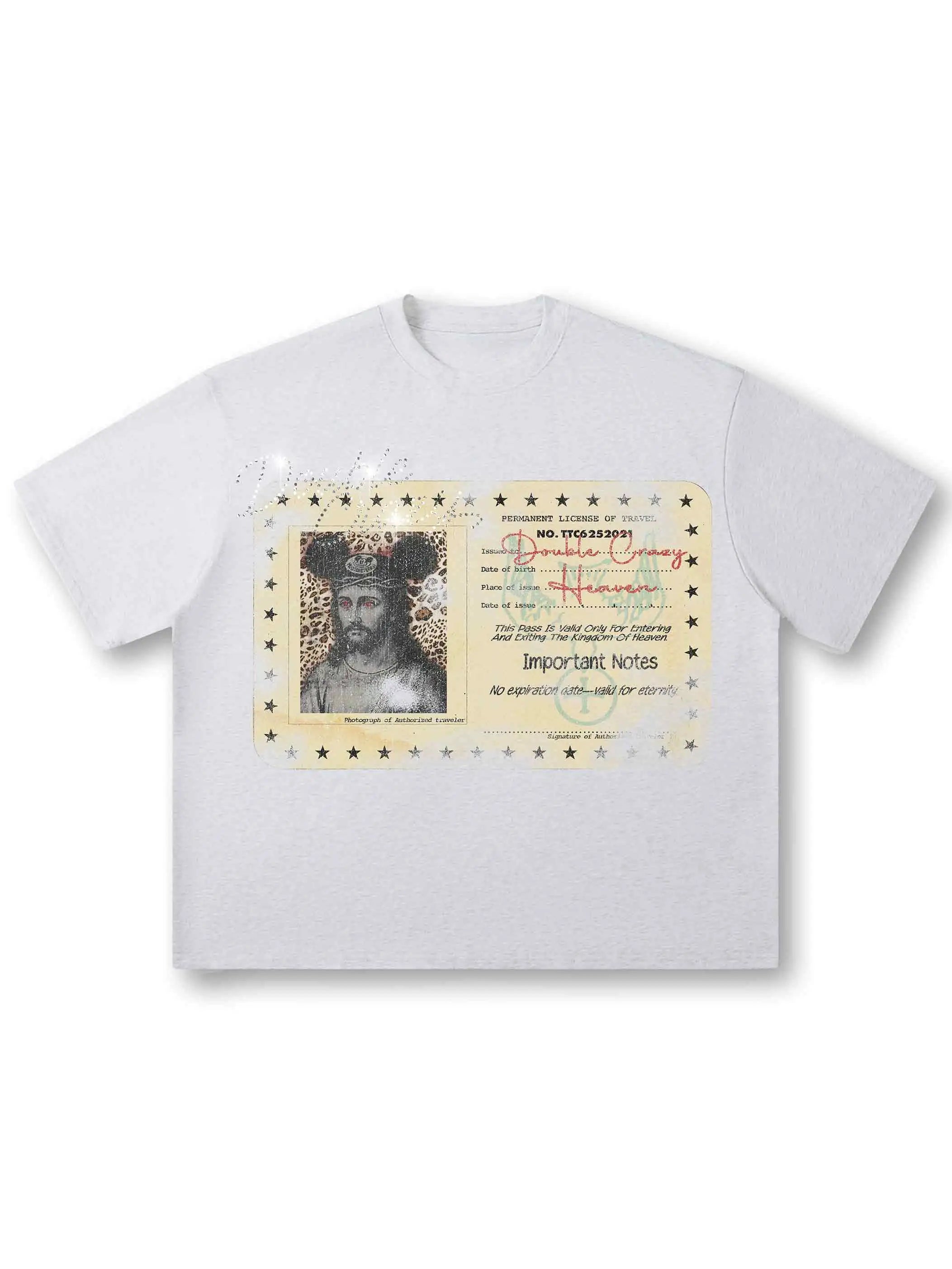 Vintage Boxy Iced Out ID Tee-430