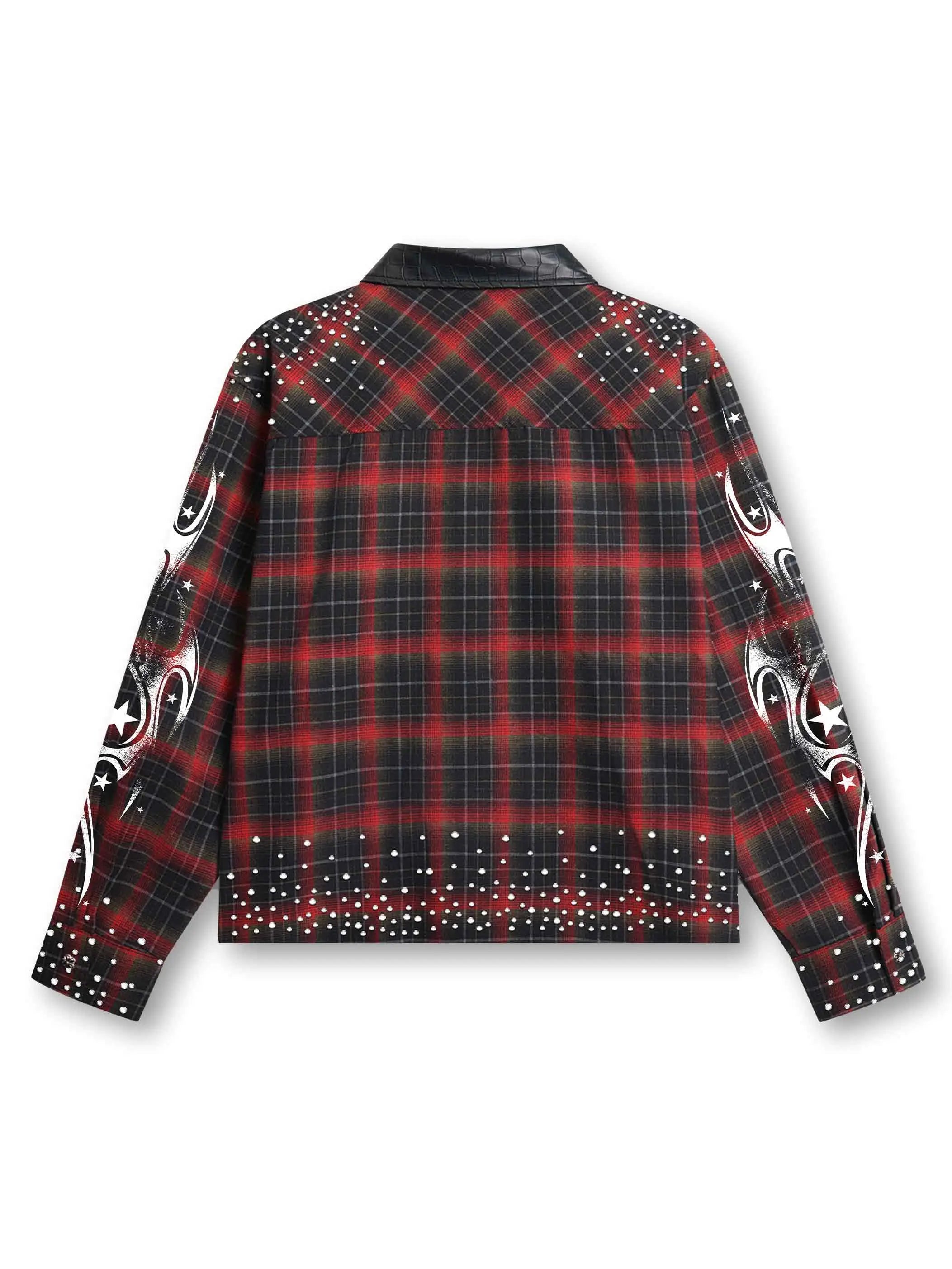 Fire Check Bling shirt-375