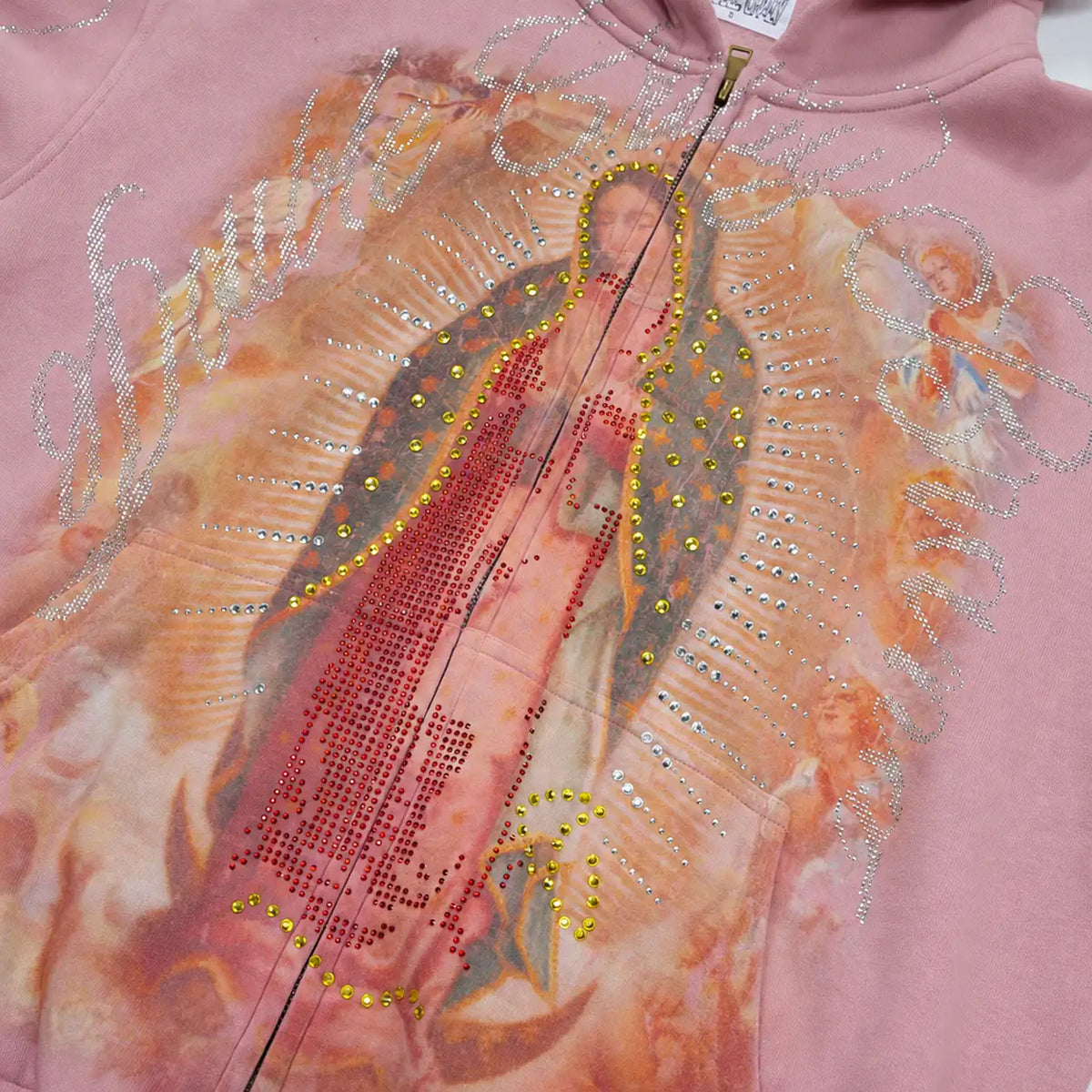Vintage Iced-Out Virgin Hoodie-758