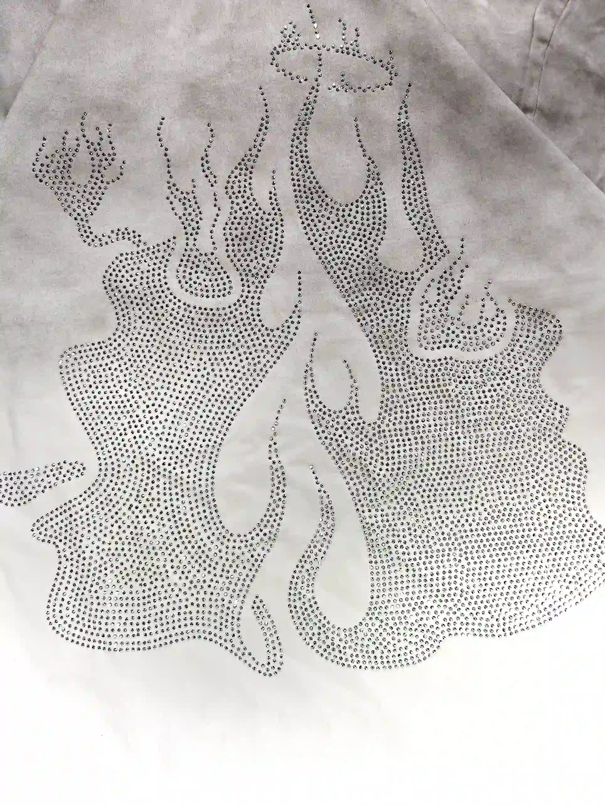 T-shirt vintage OUBLECRAZY Flame Man Diamond Gradient