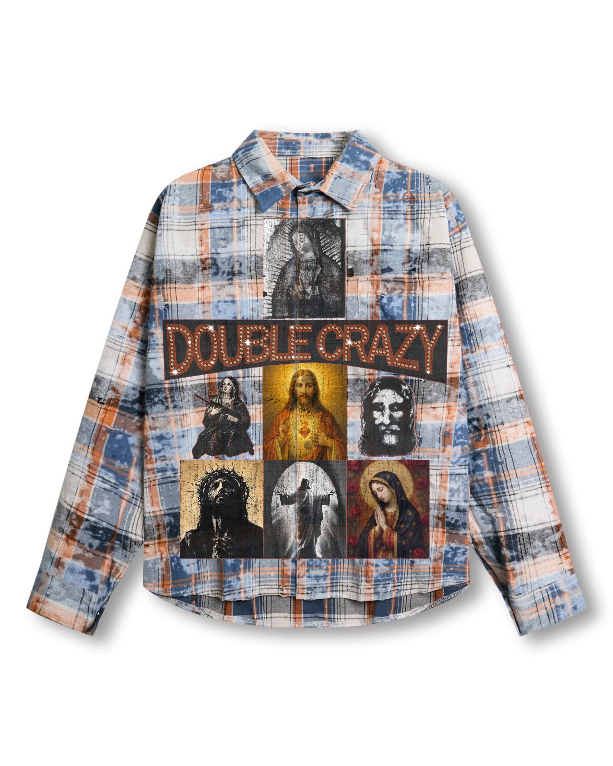 Redemption Cross Plaid Shirt-352