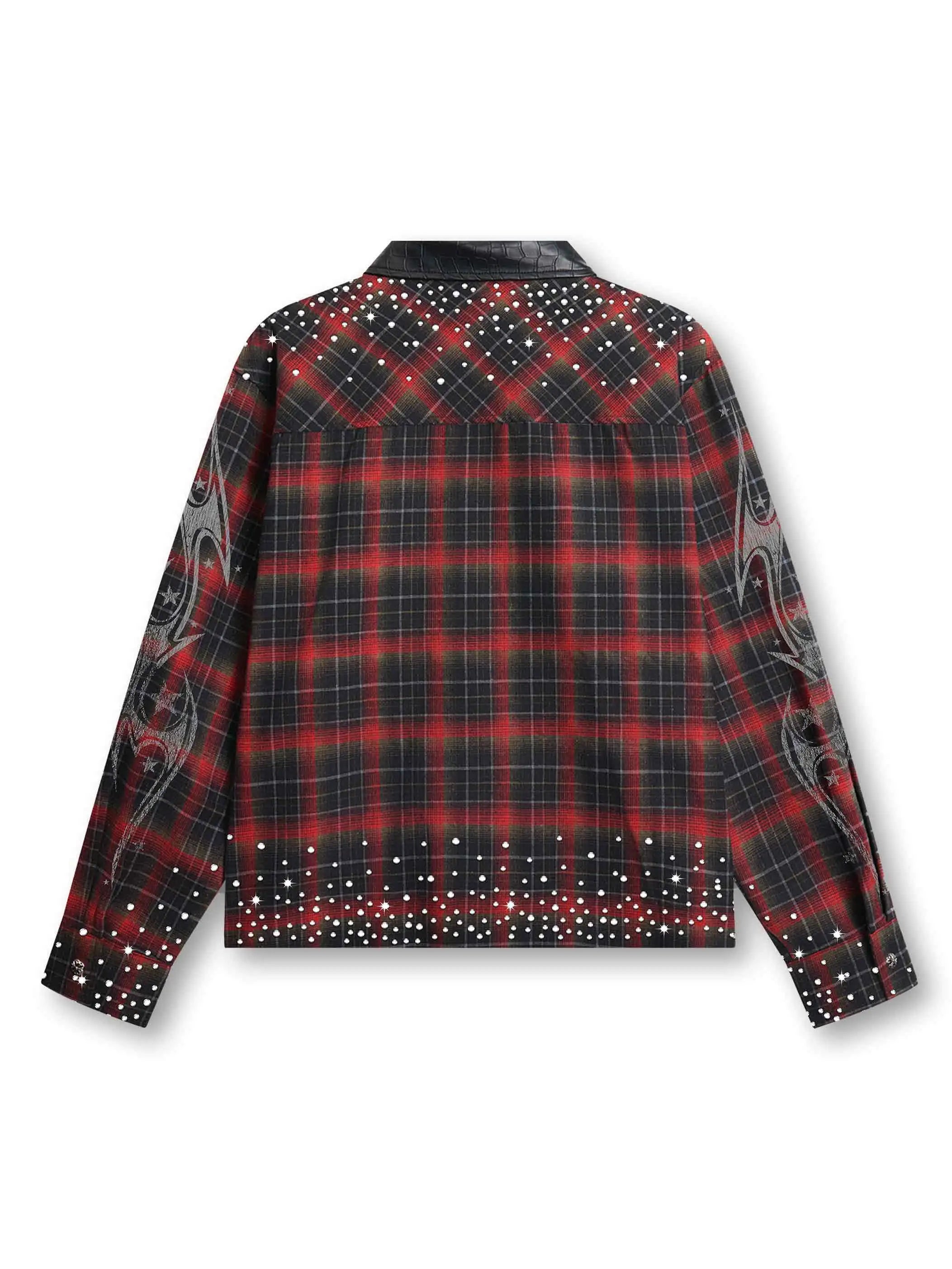 Fire Check Bling shirt-375