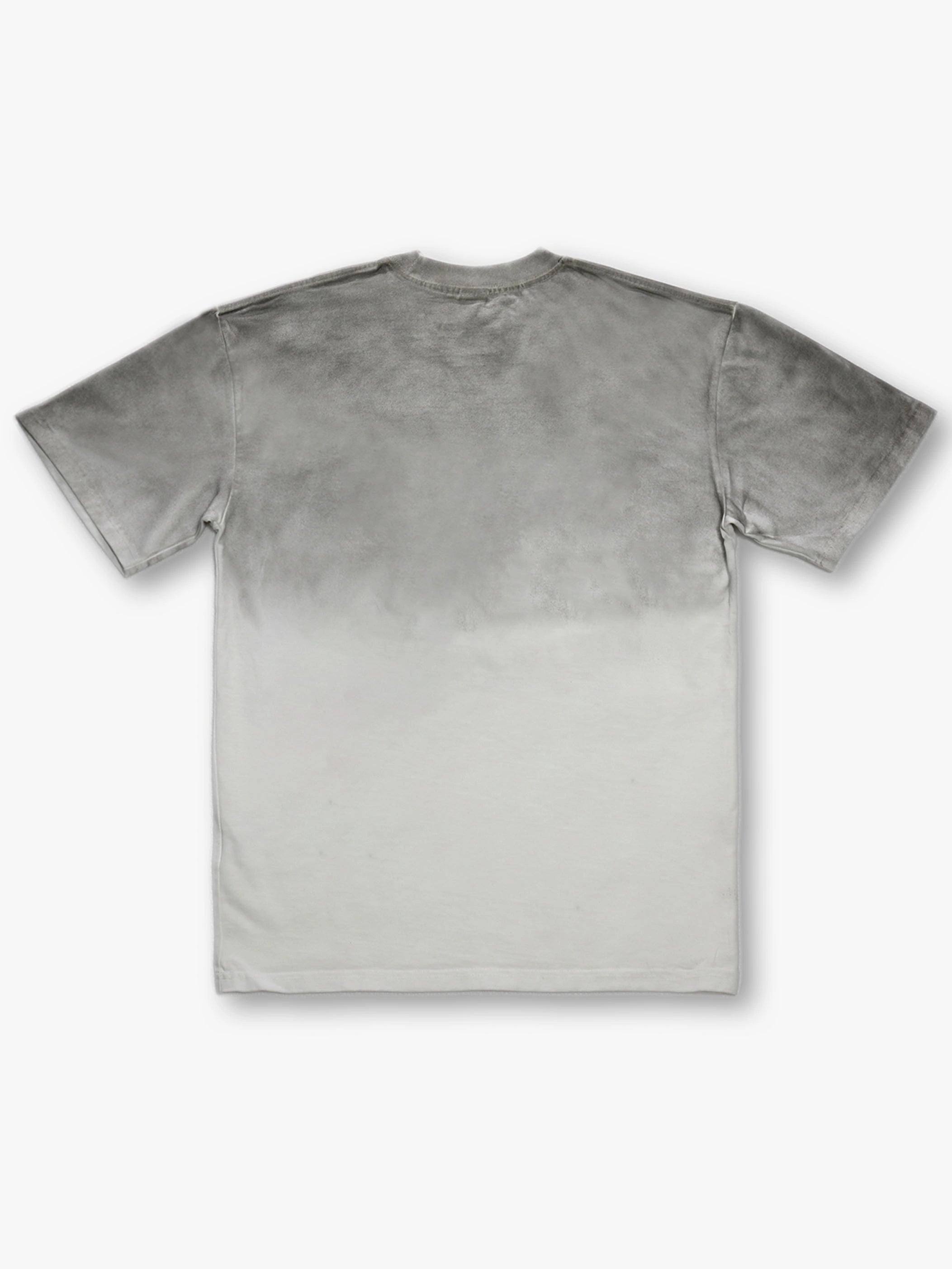DOUBLECRAZY Camiseta Vintage de Gradiente de Diamantes con Hombre en Llamas-041