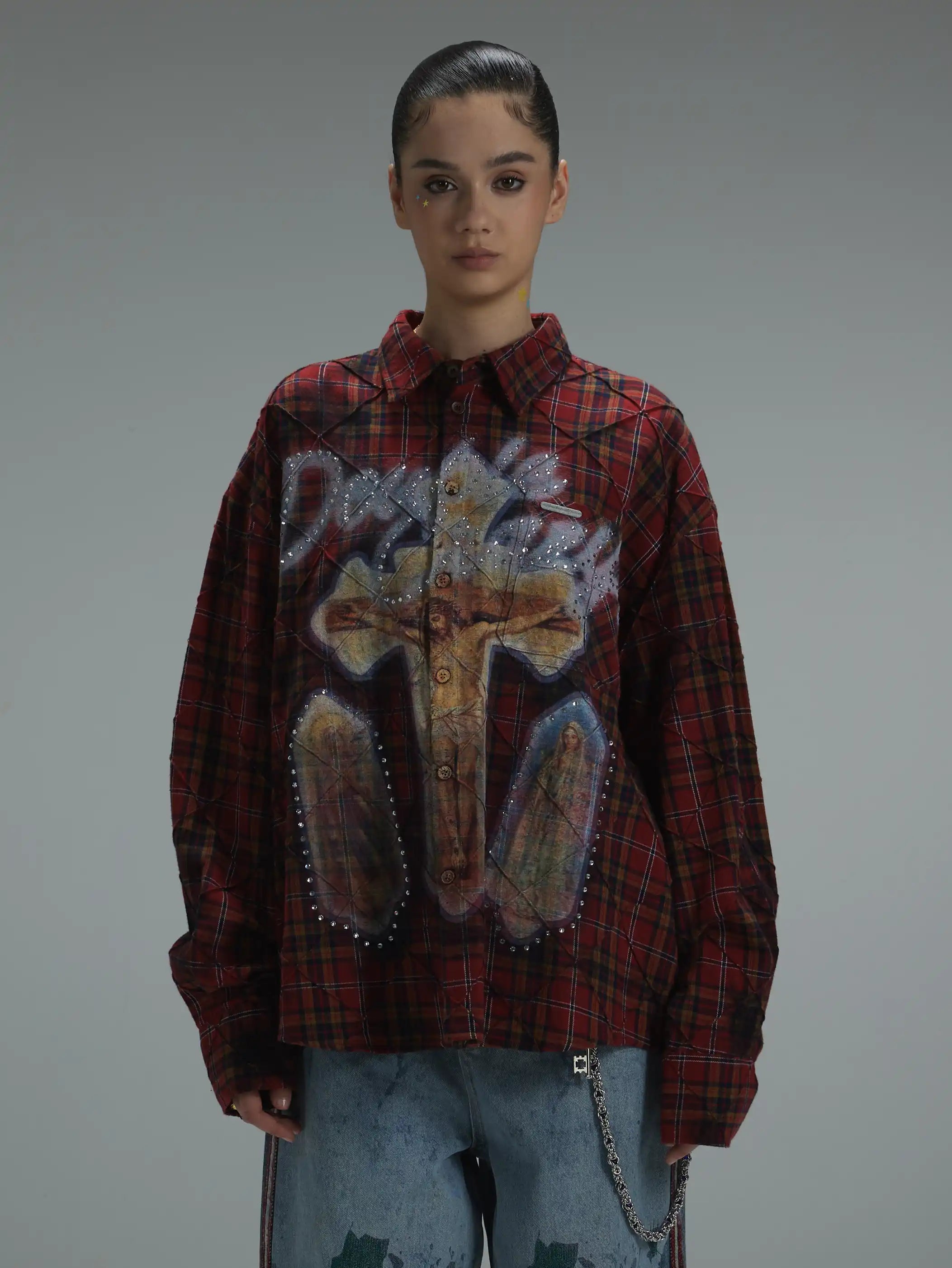 DEAD FAITH Flannel Shirt-401