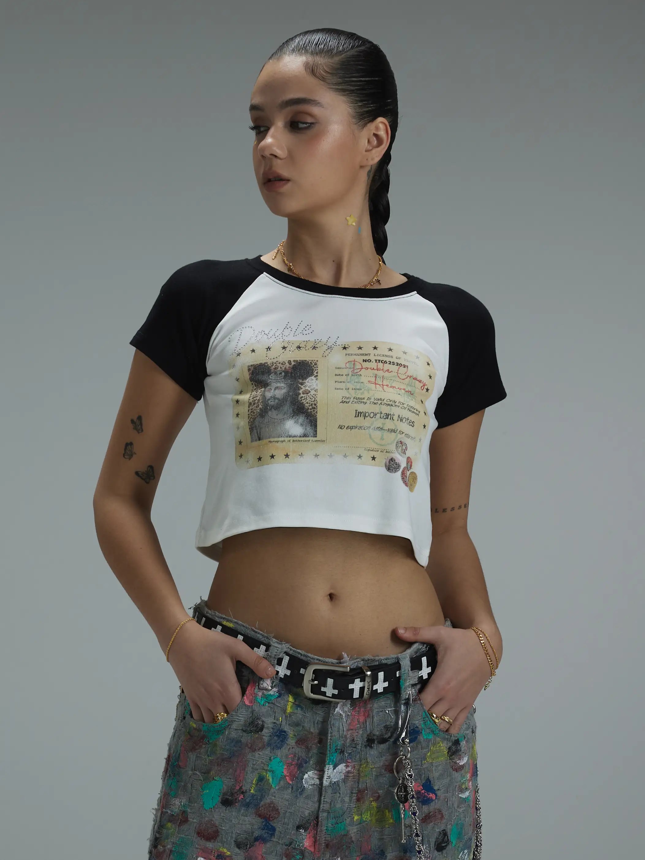 Boxy Y2K Archive Tee-429