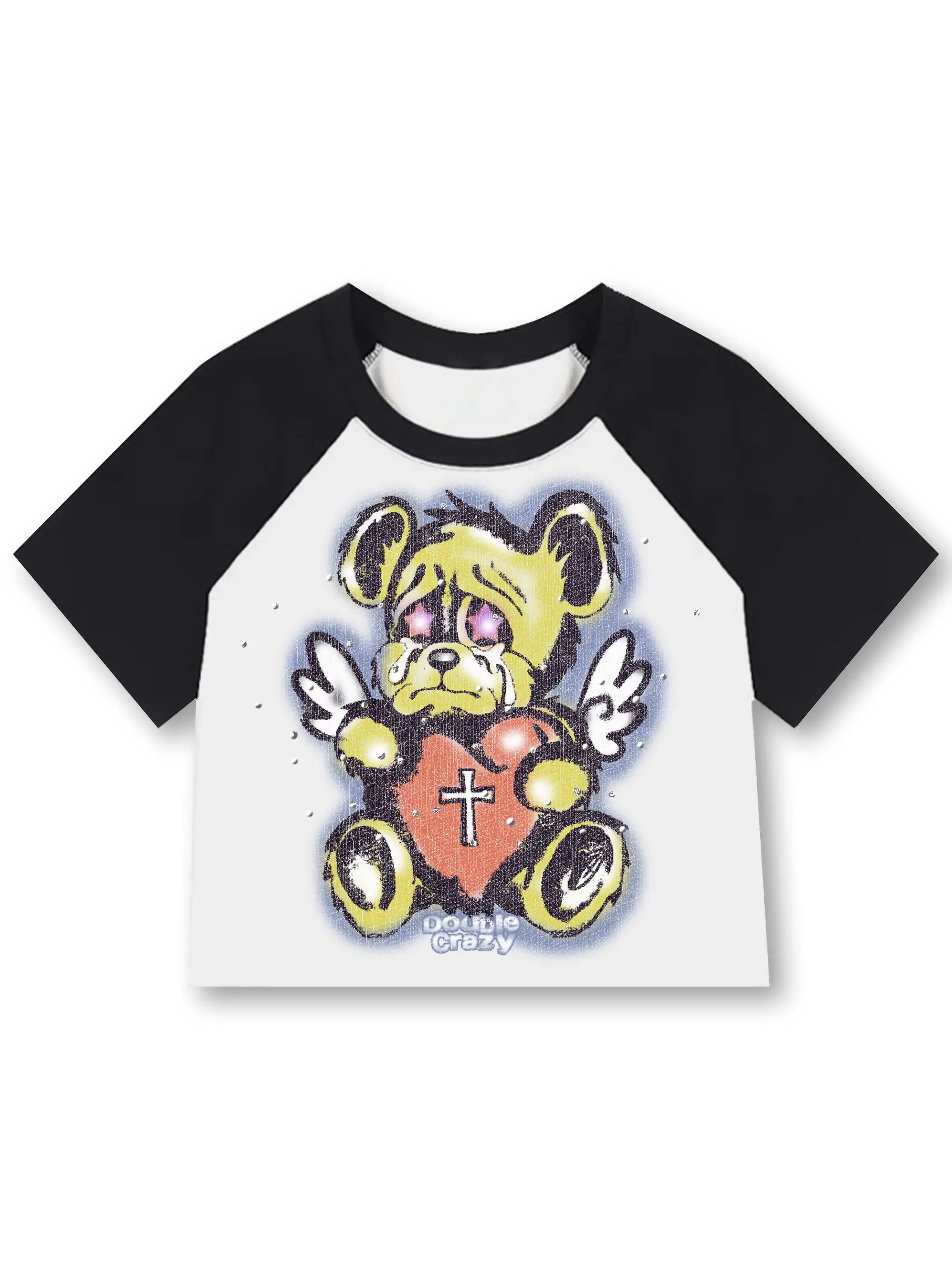 Vintage Boxy Airbrush Bear Tee-442