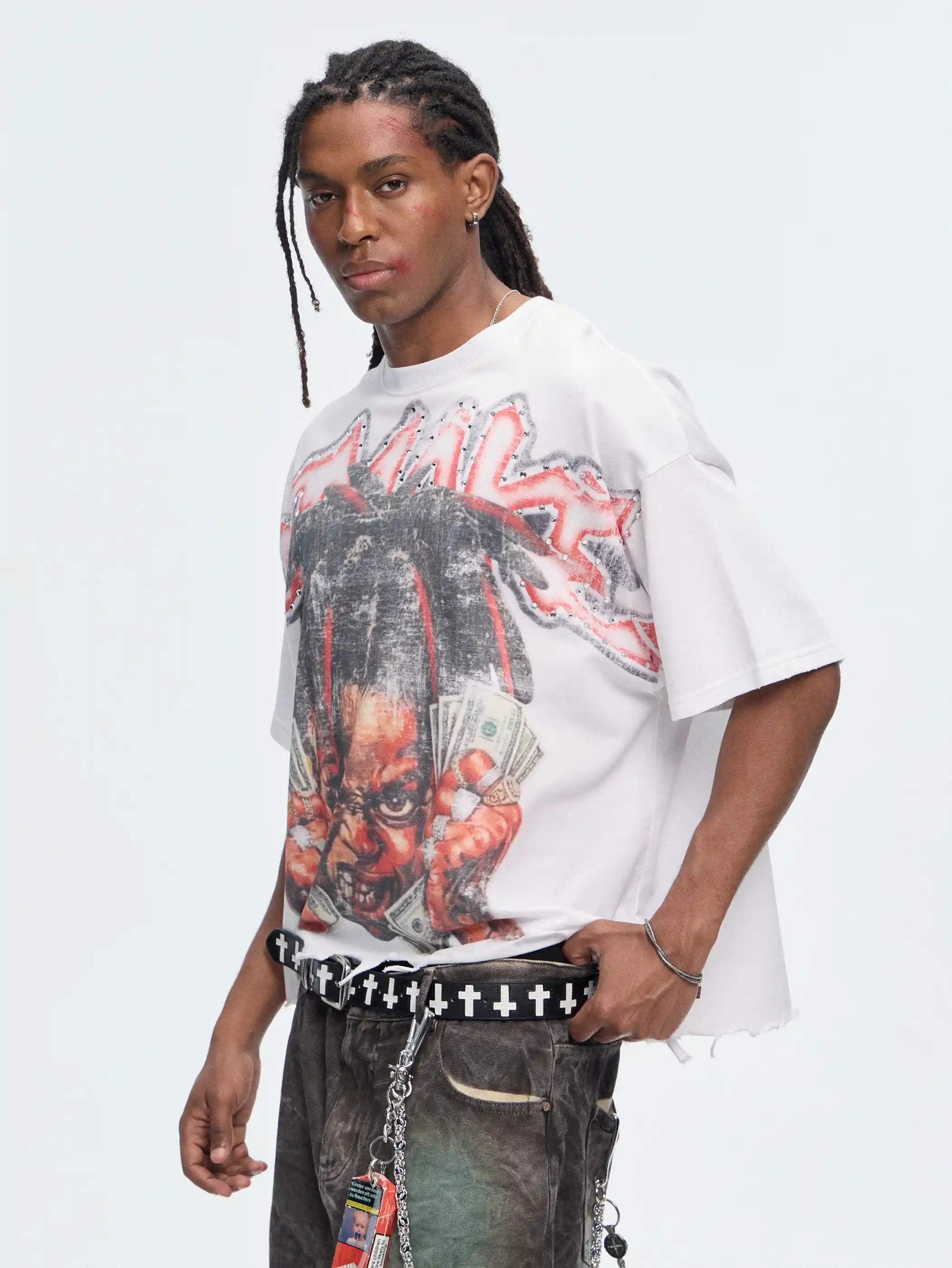 Camiseta desgastada Iced Rage-460