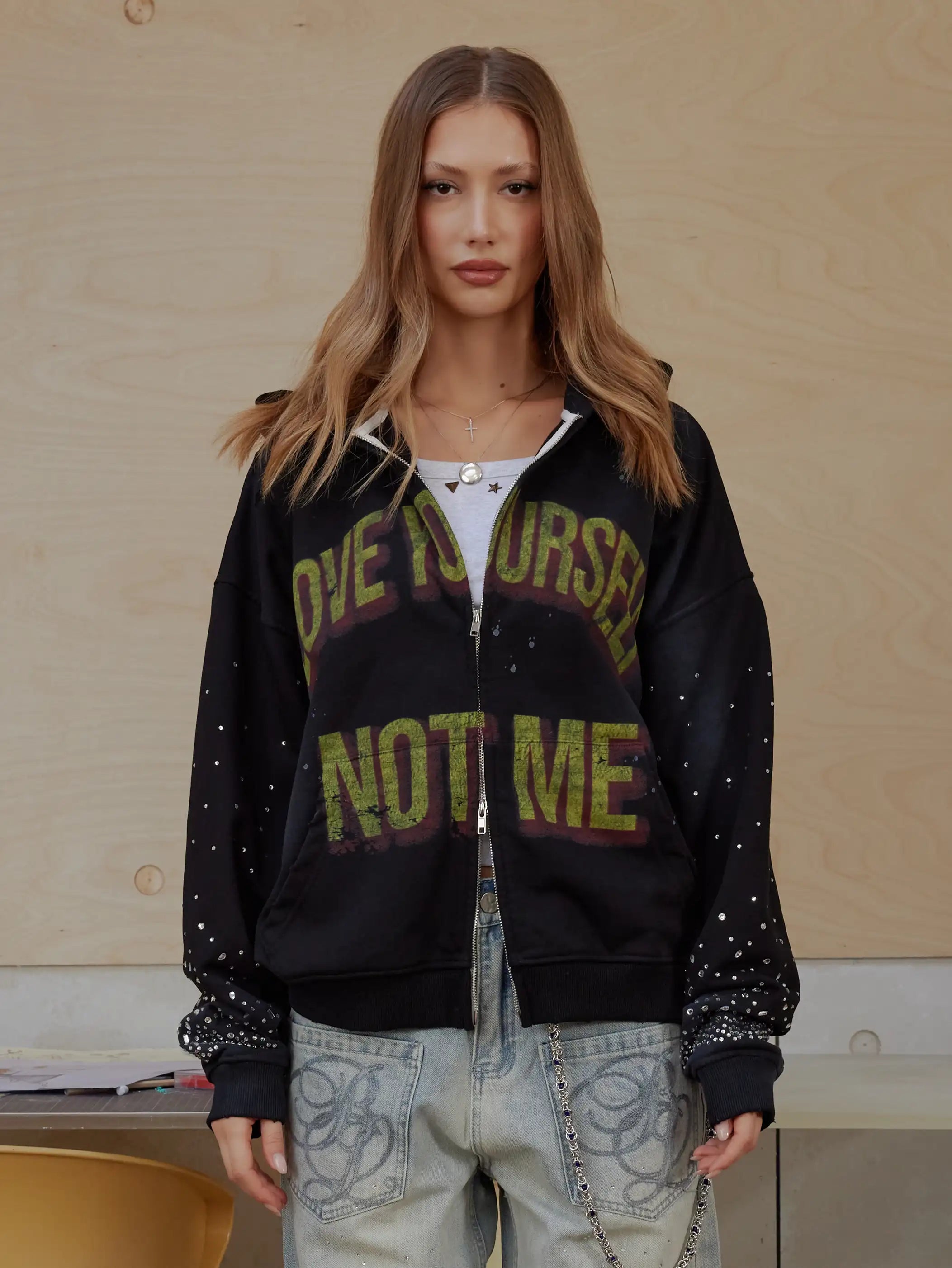 Sudadera con capucha "Self Love Hustle"-316