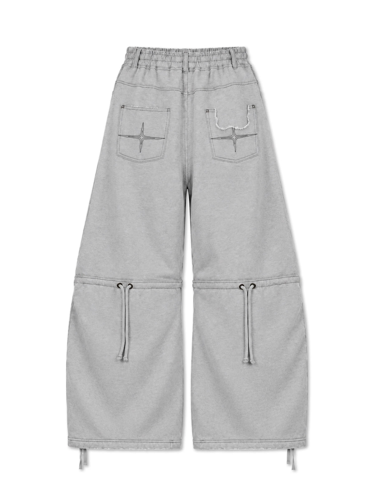 "Chaos" Slashed Sweats-795