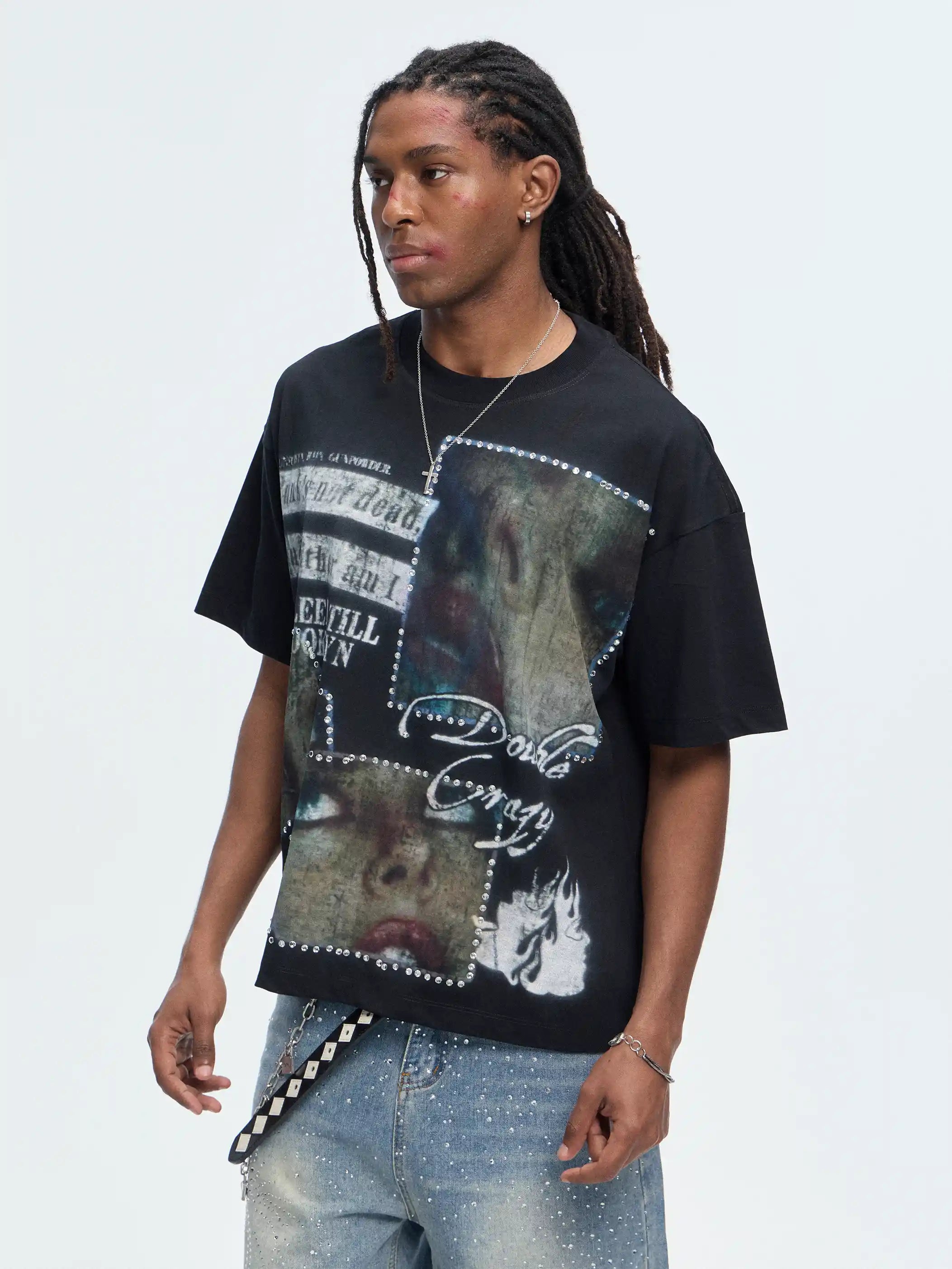 Ironic Bling Pretty Lies Sorona Camiseta-527