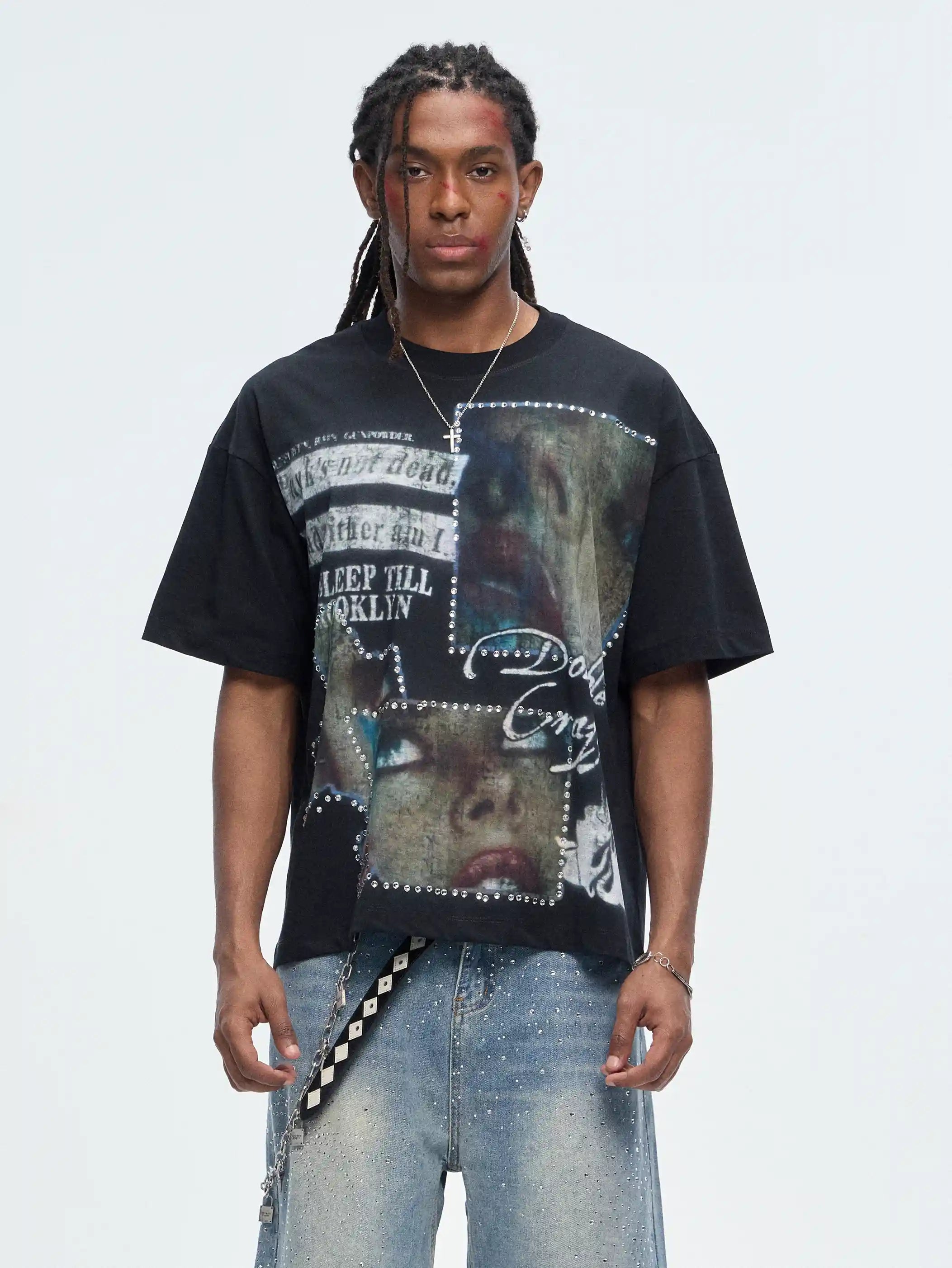 Ironic Bling Pretty Lies Sorona Camiseta-527