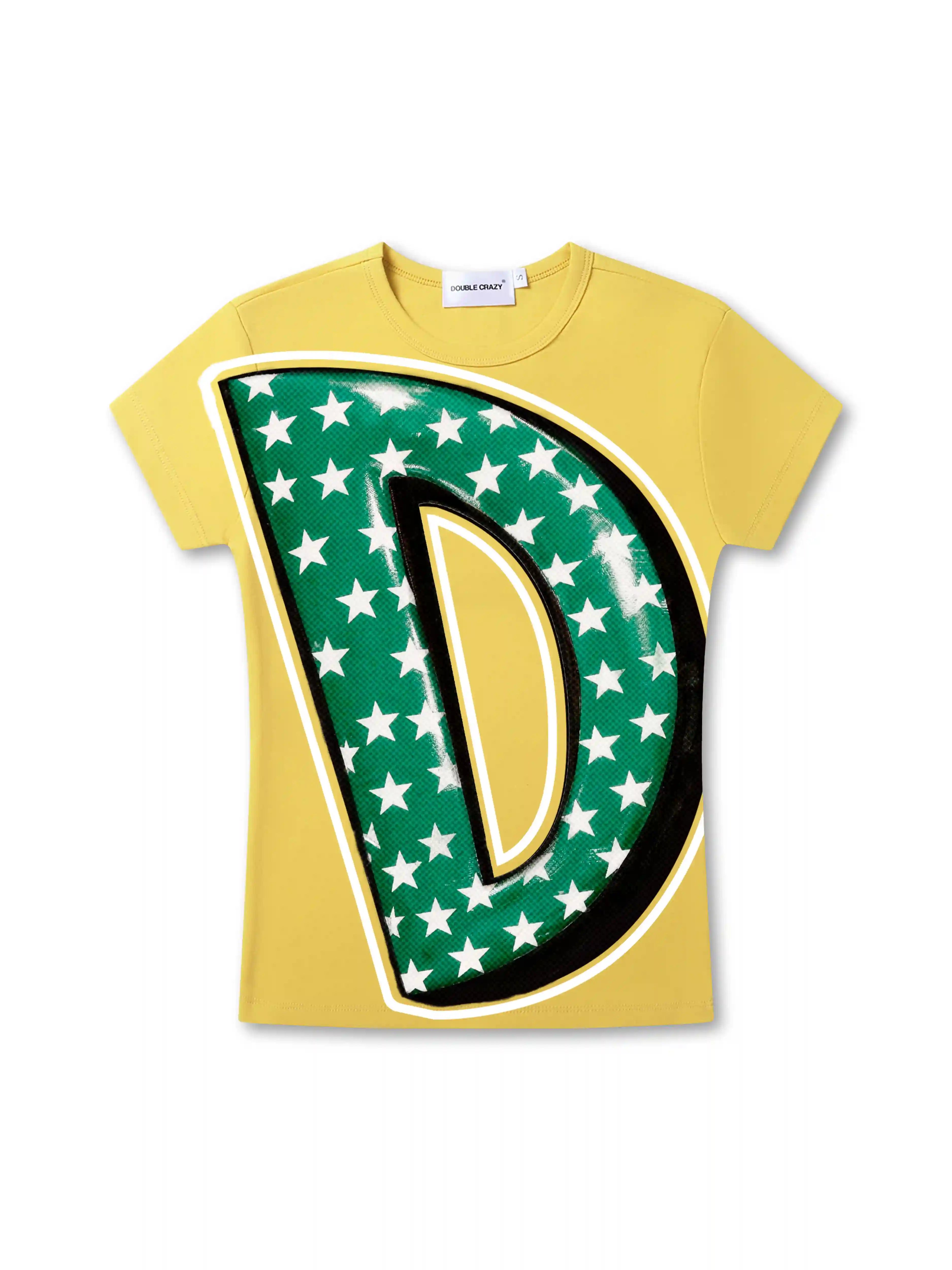 Parody Bubble Font Fitted Tee-556