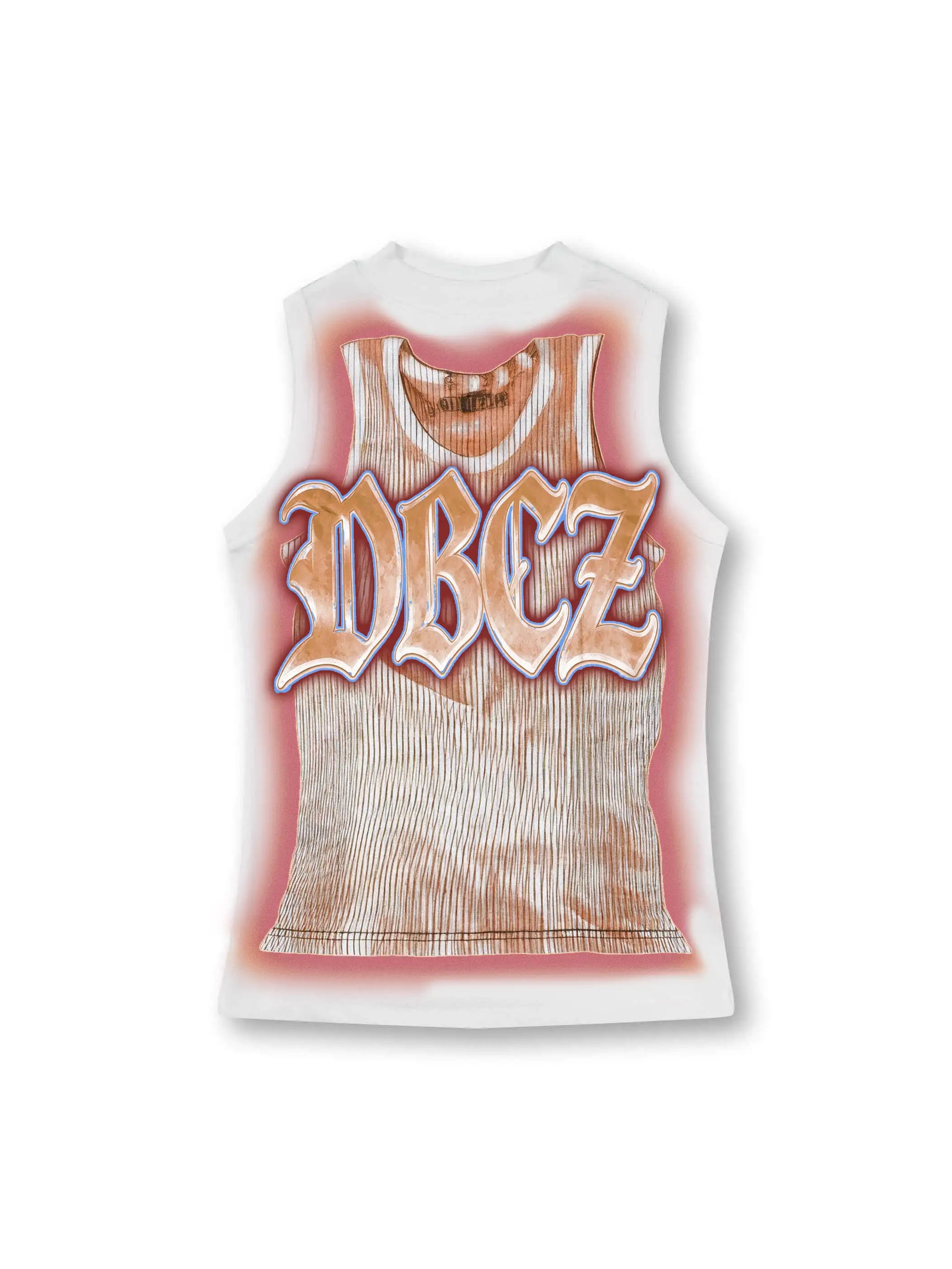 Camiseta sin mangas gótica Trompe L'oeil-570