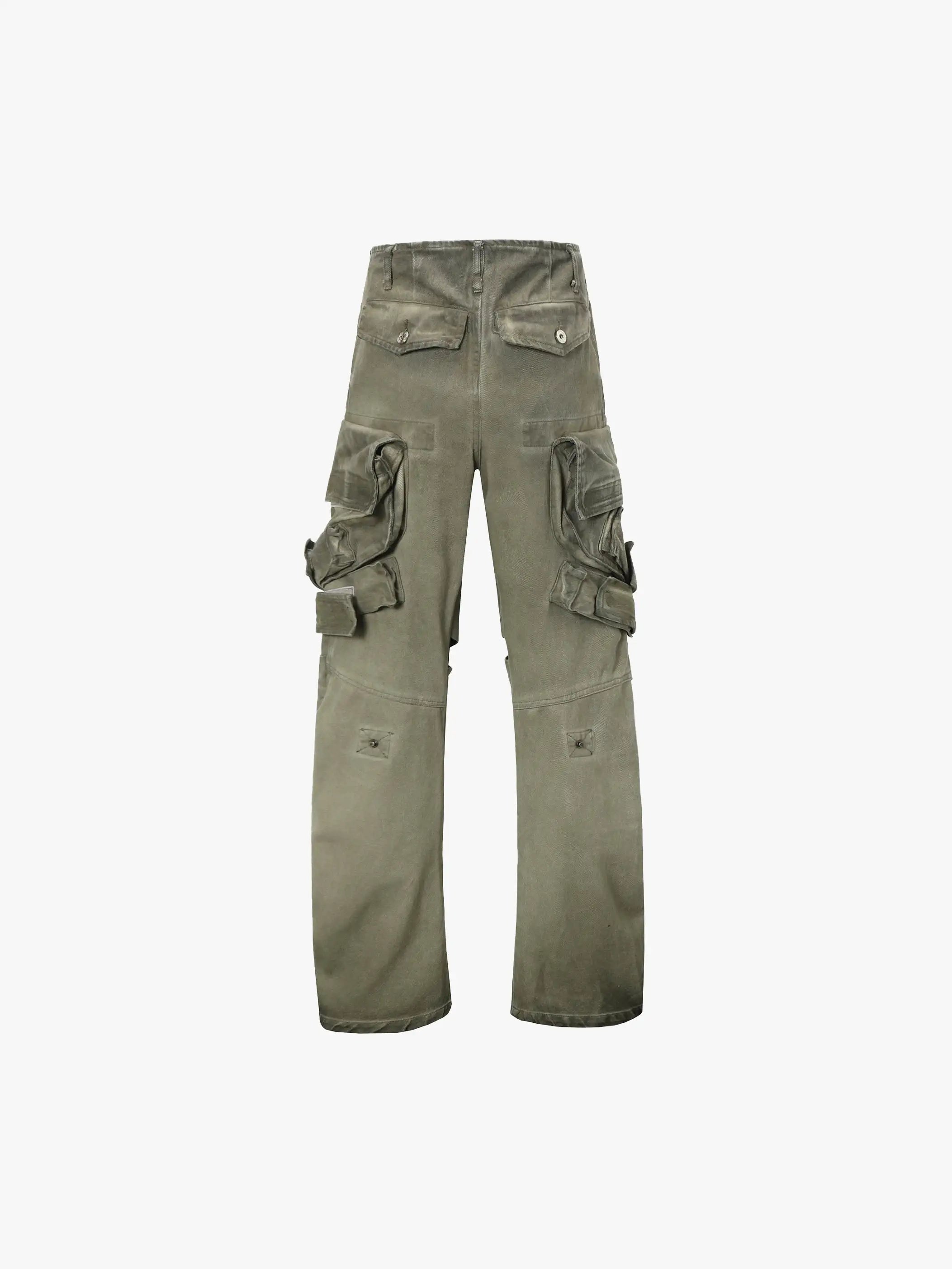 Military Street Denim Pants-s953