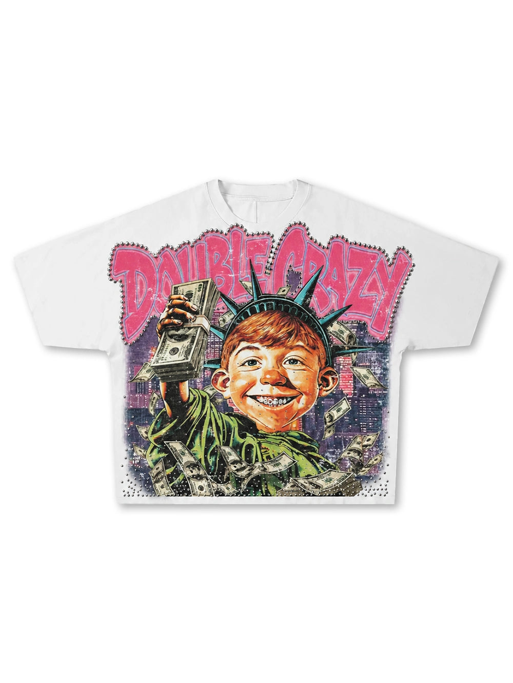 T-shirt ample « Bling Funny Hustle »-576