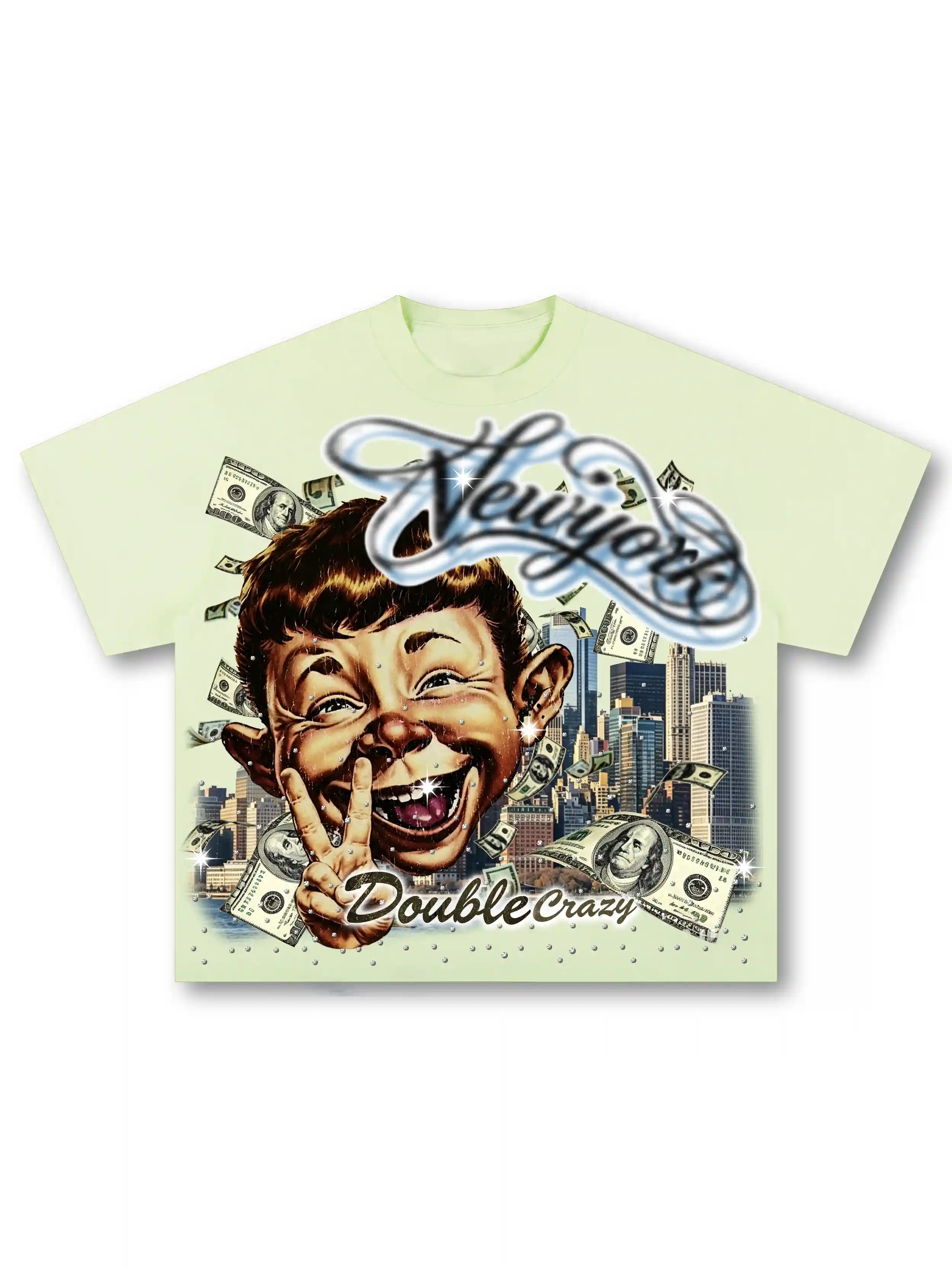 Iced Out Money Parody Boxy Tee-584