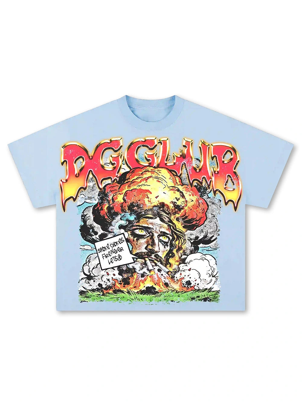 Comic Smoke Sorona Boxy Tee-588