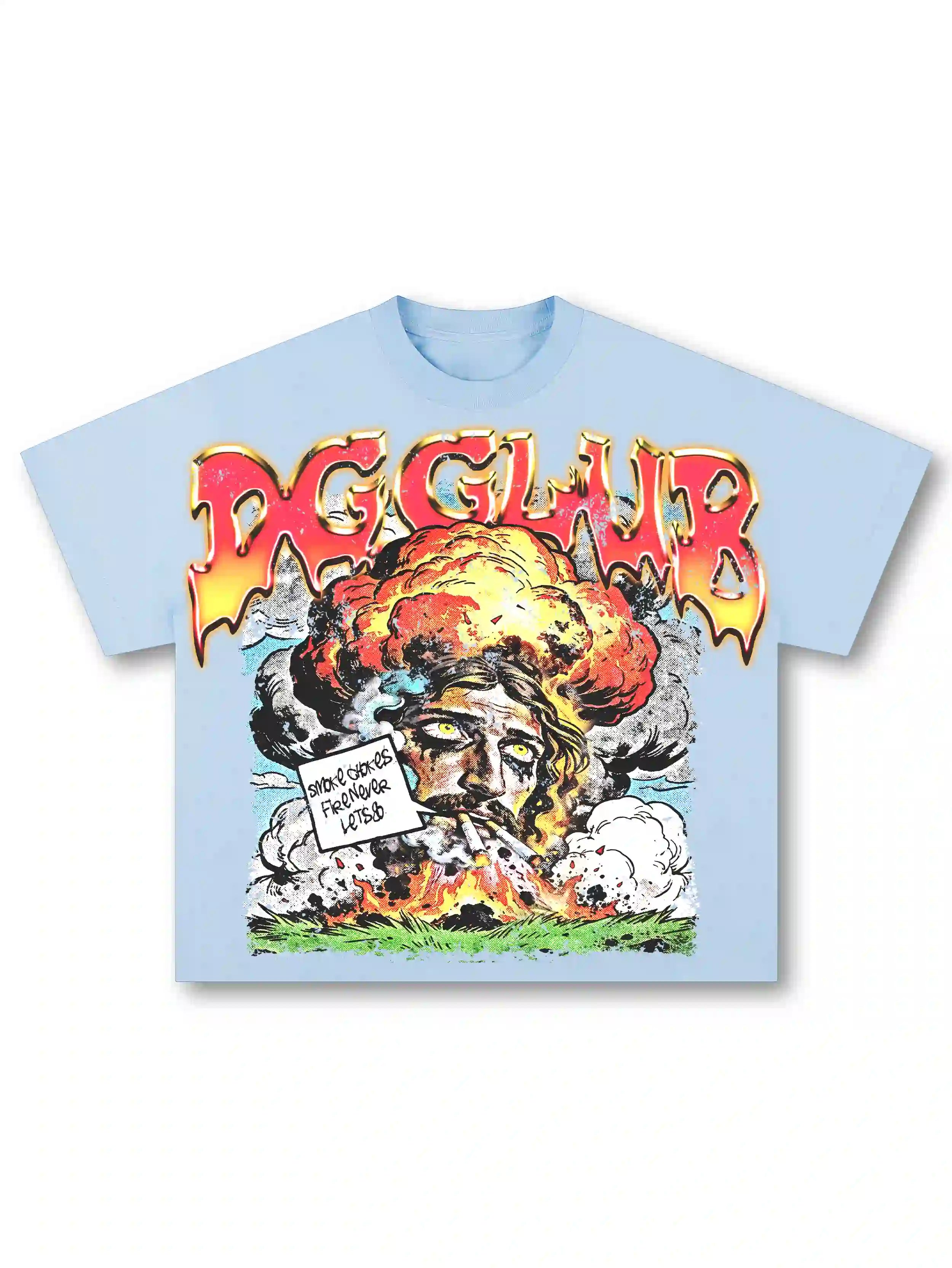 Comic Smoke Sorona Boxy Tee-588