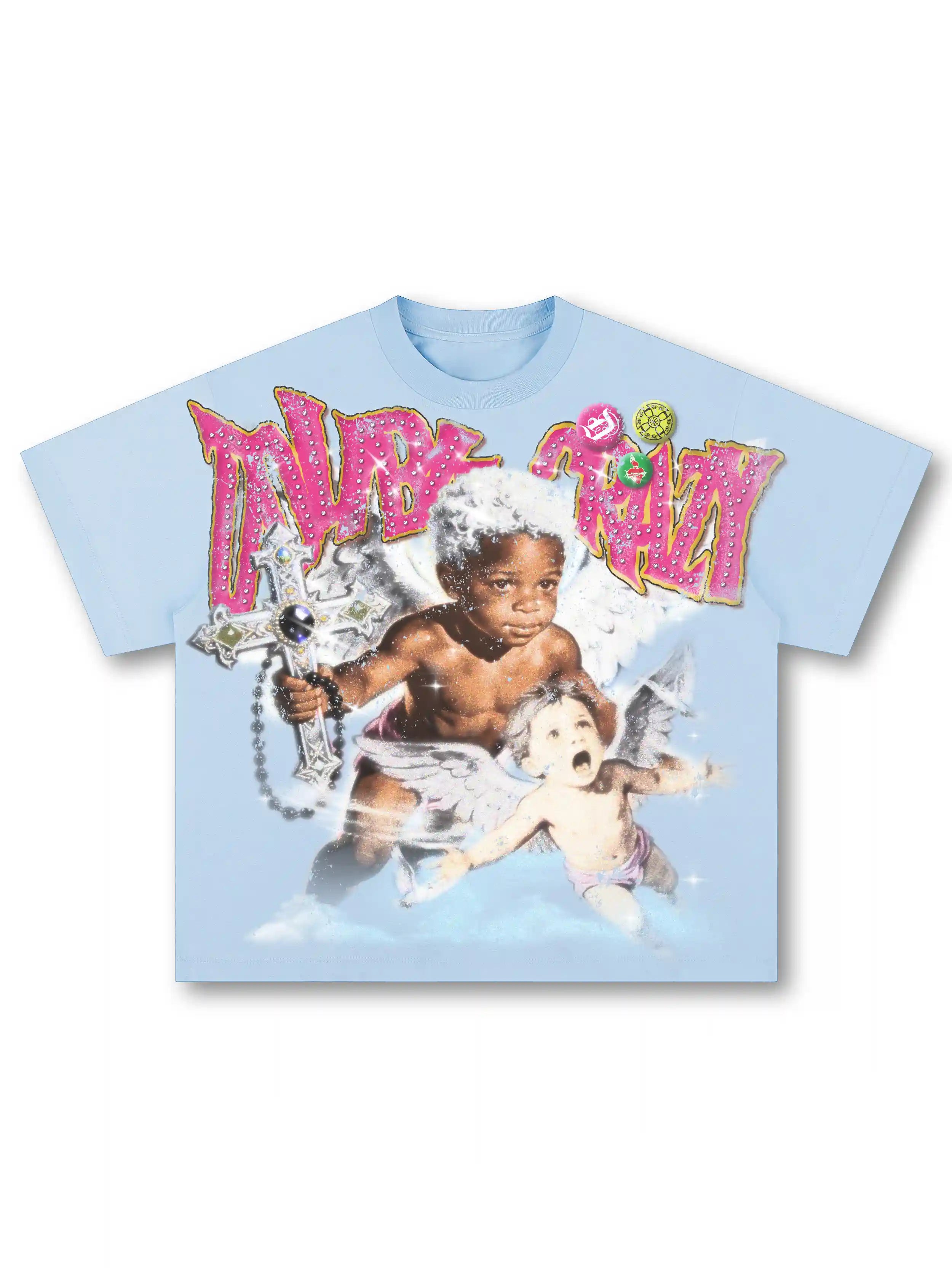 Iced Out Cherub Rockstar Tee-590
