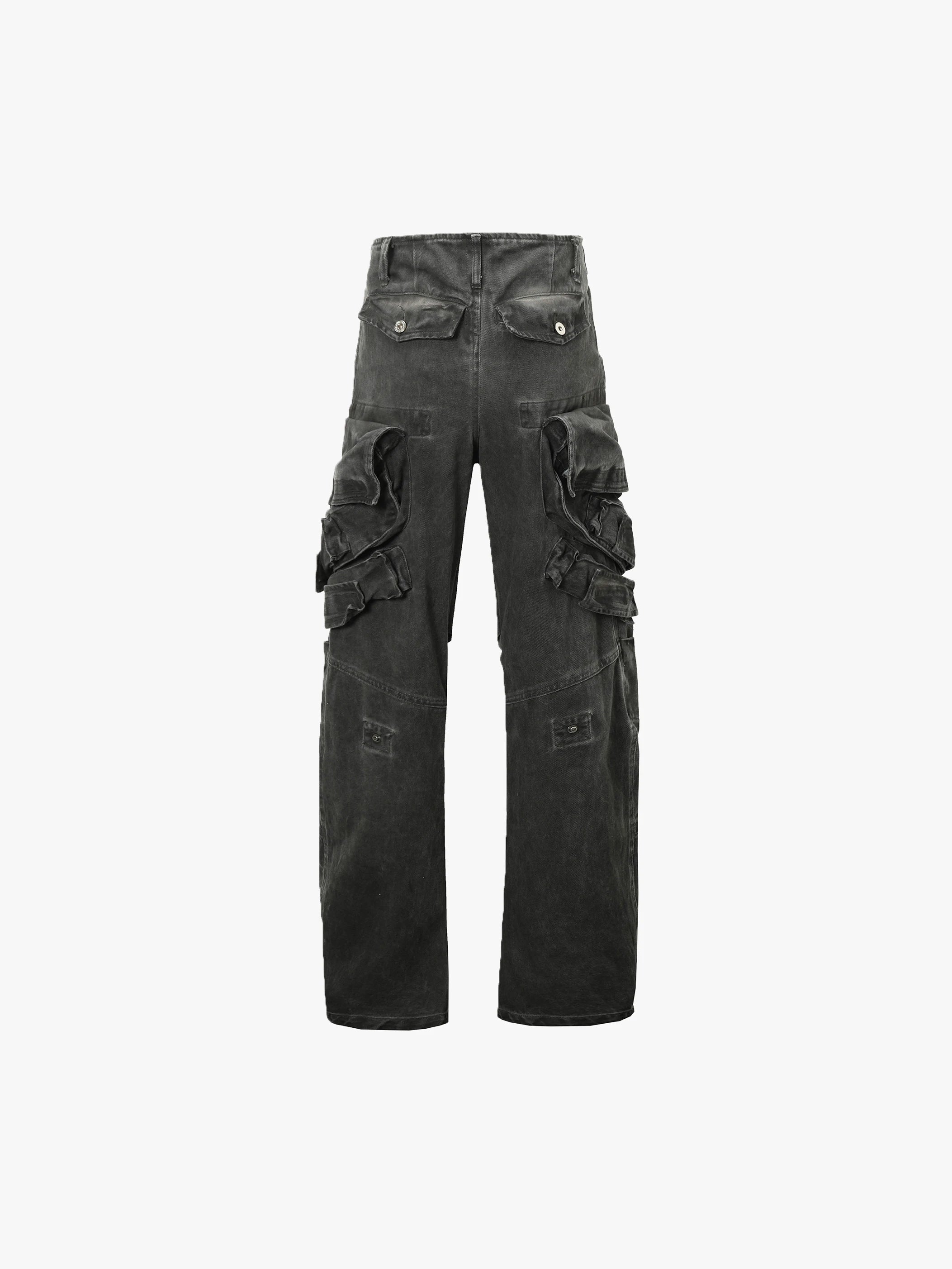 Military Street Denim Pants-s953
