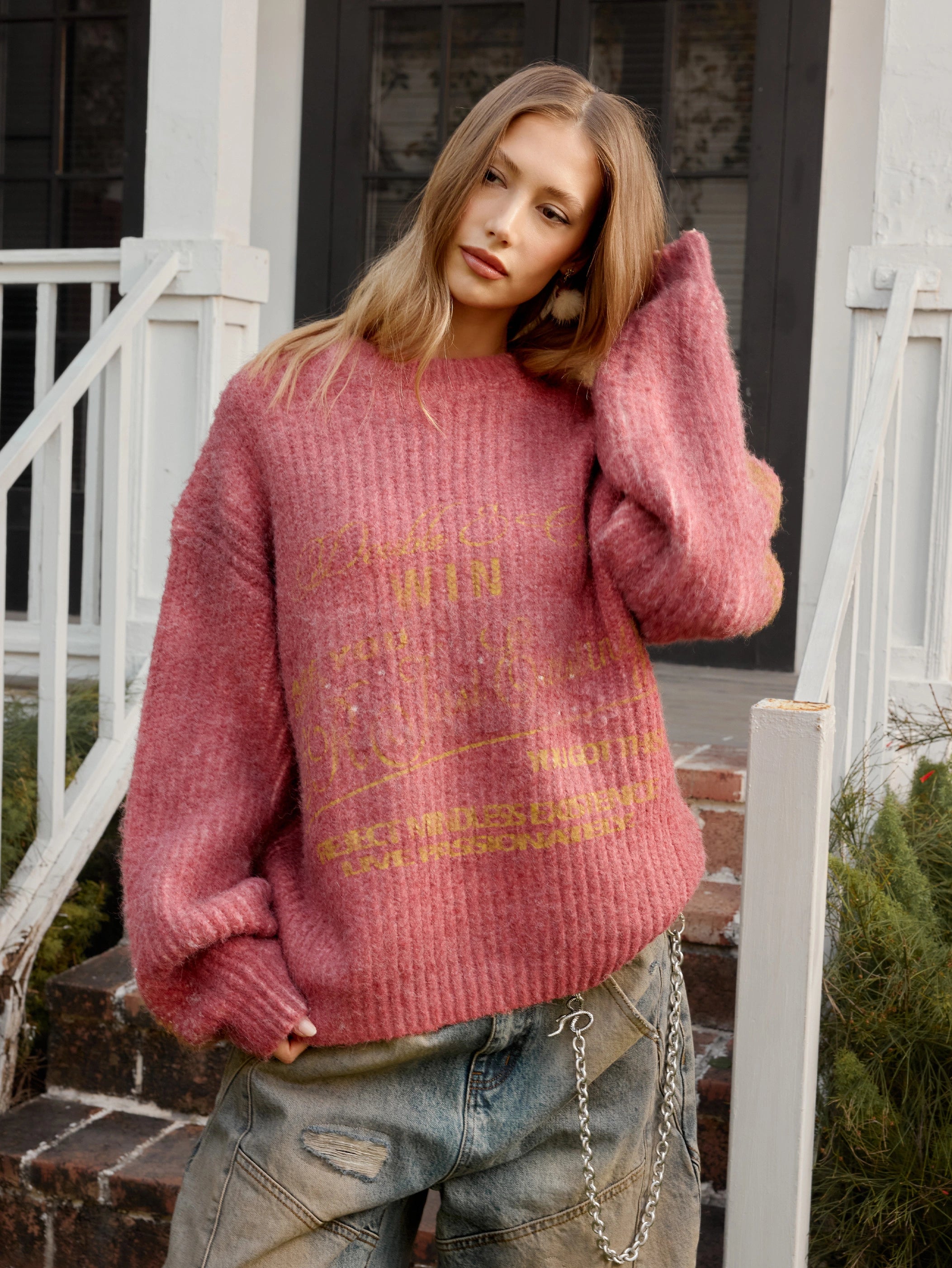 Hustle Scribble Street Sweater-385