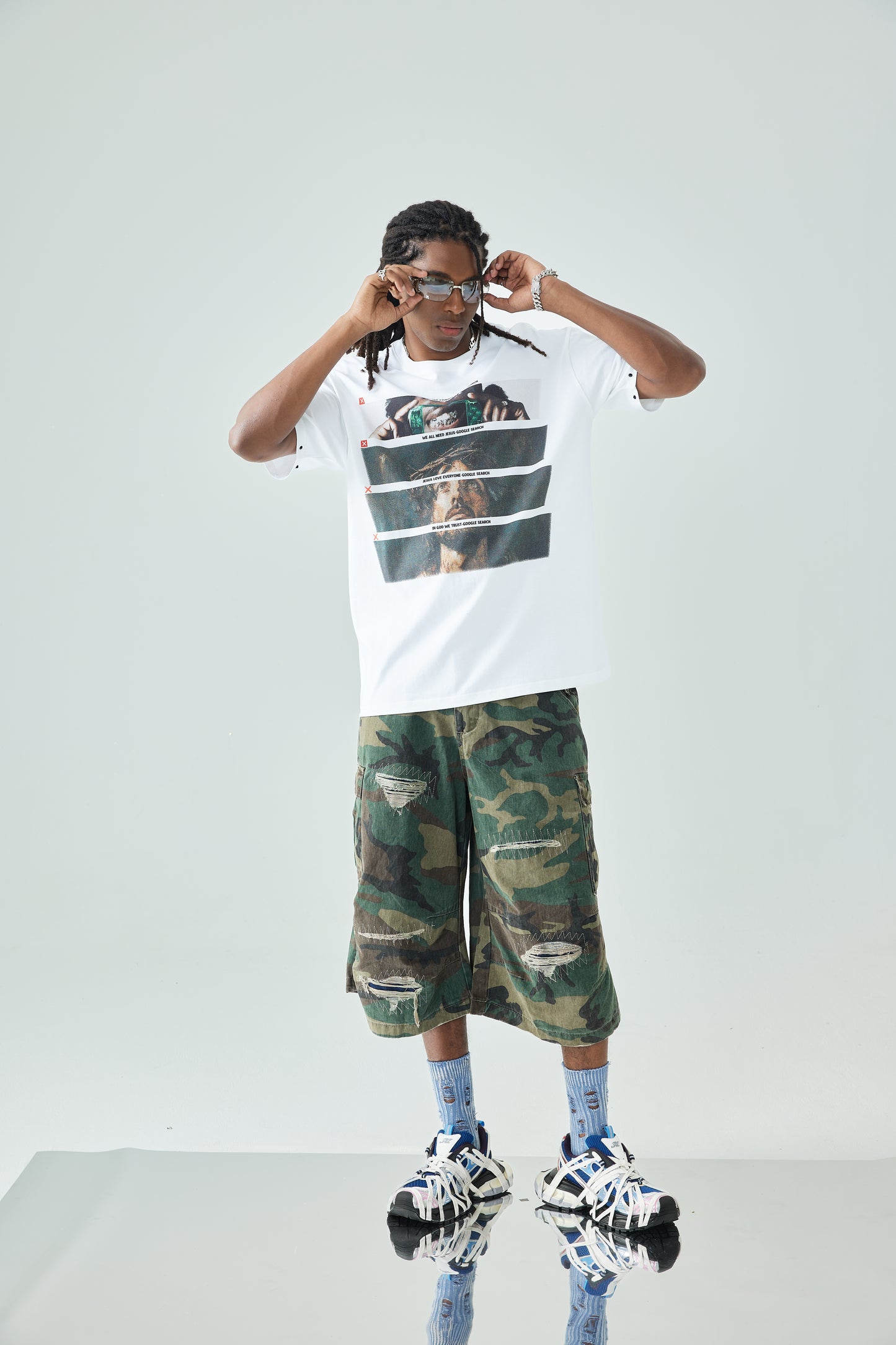 Graphic T Shirt Religious Internet Vintage Streetwear Tee-172