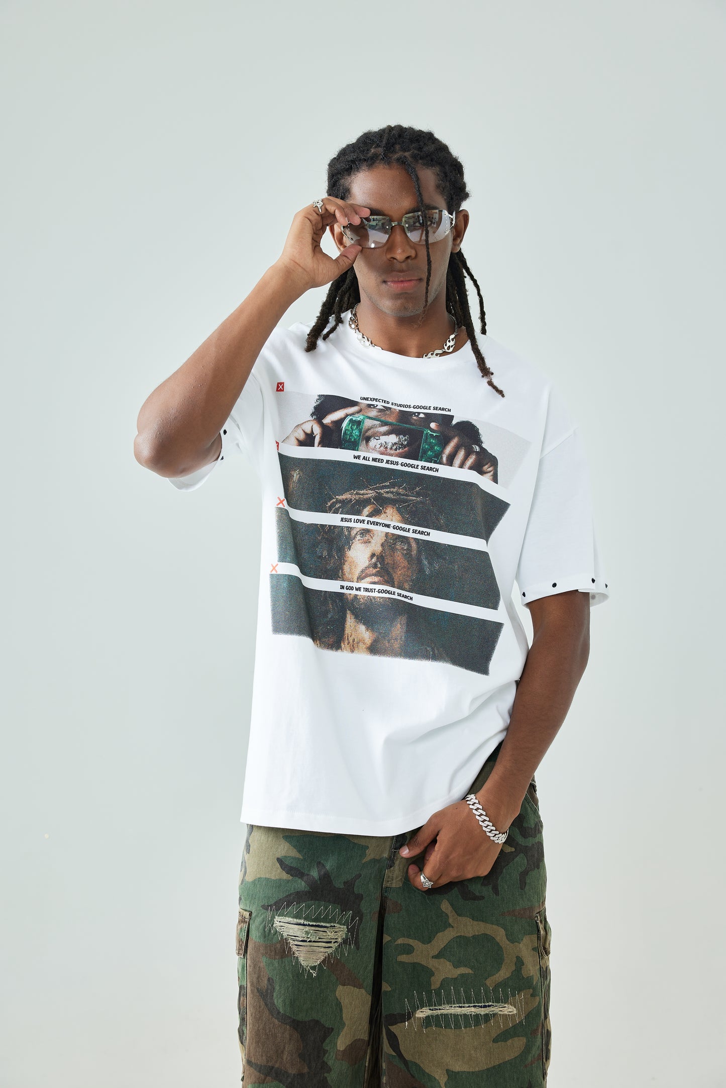 Graphic T Shirt Religious Internet Vintage Streetwear Tee-172