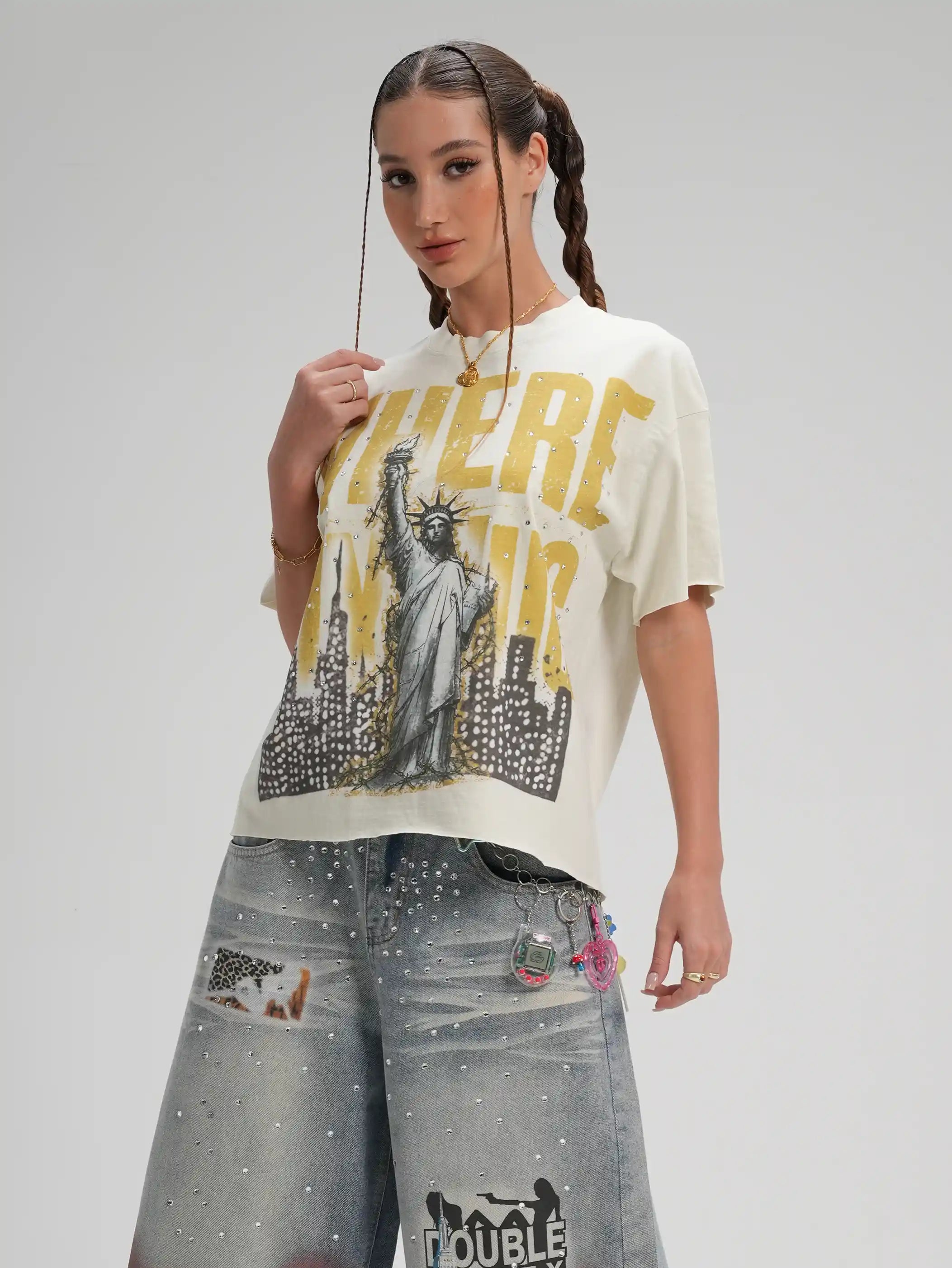 Liberty Slogan Vintage Tee-656
