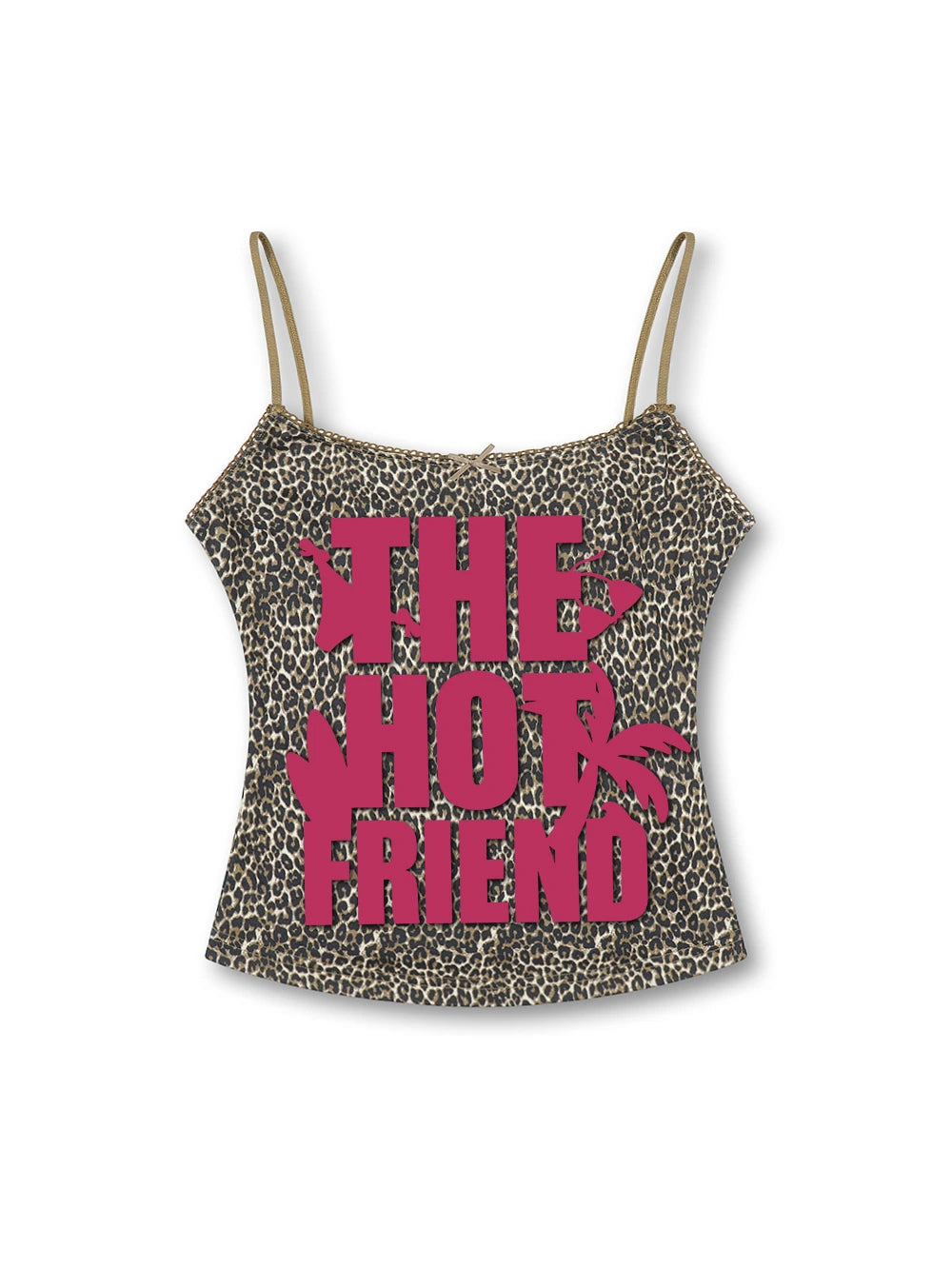 Vacation Leopard Lace Cami-636