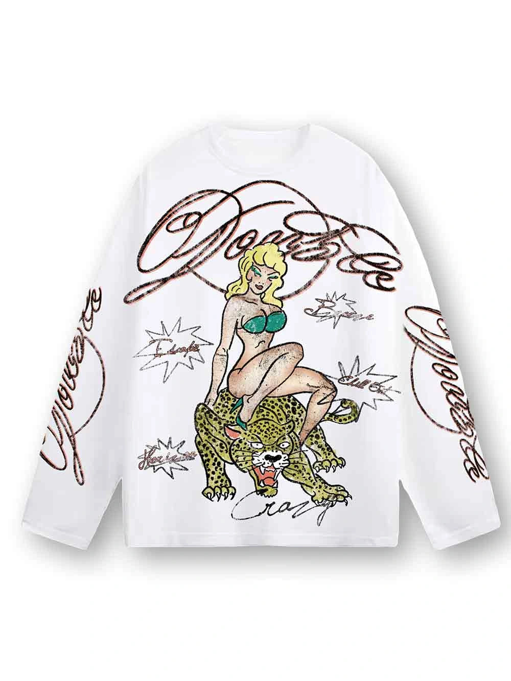 Leopard Pinup Long Sleeve-643